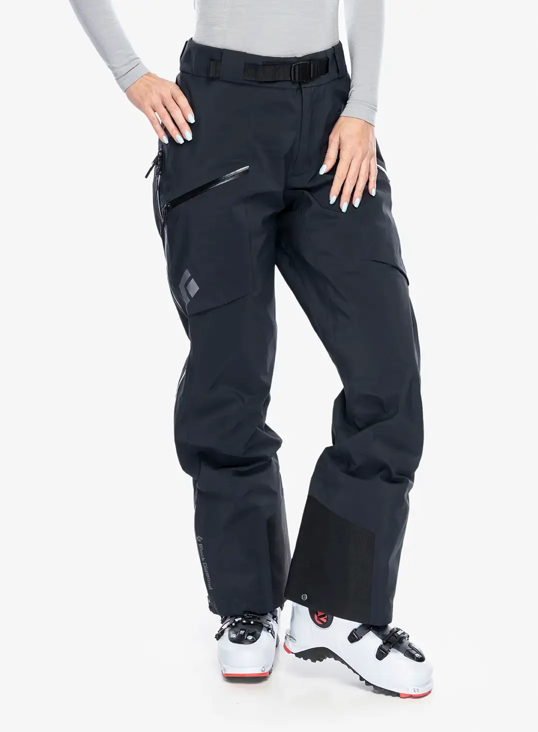 Lyžařské kalhoty dámské Black Diamond Sharp End Pants - black