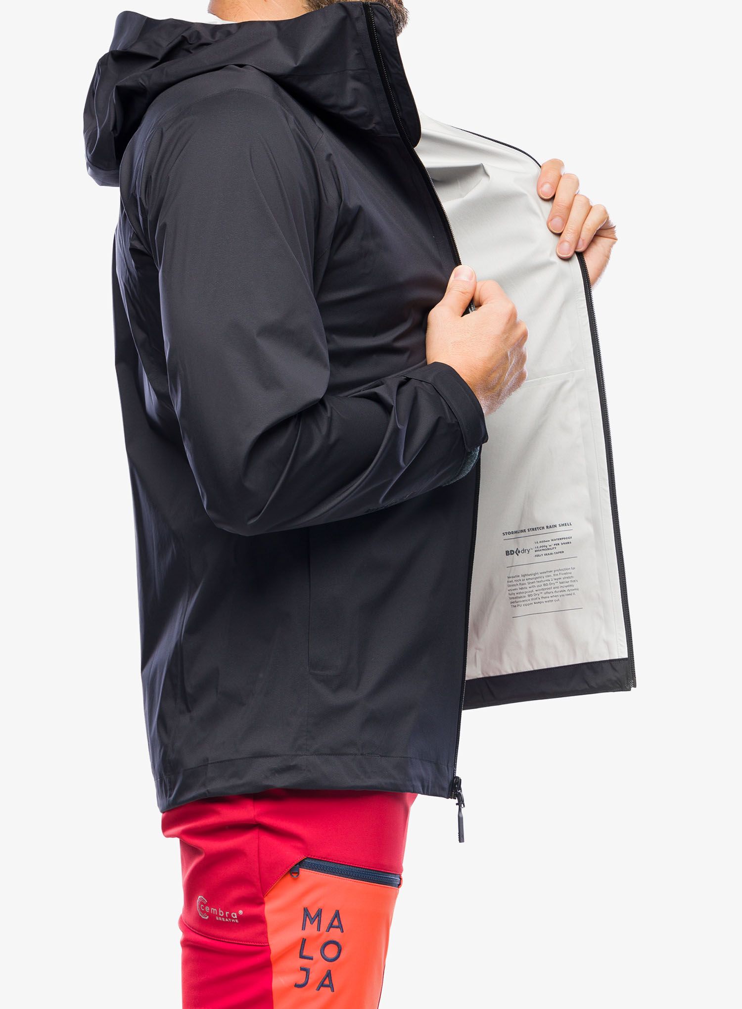 Bunda Black Diamond StormLine Stretch Rain Shell - black