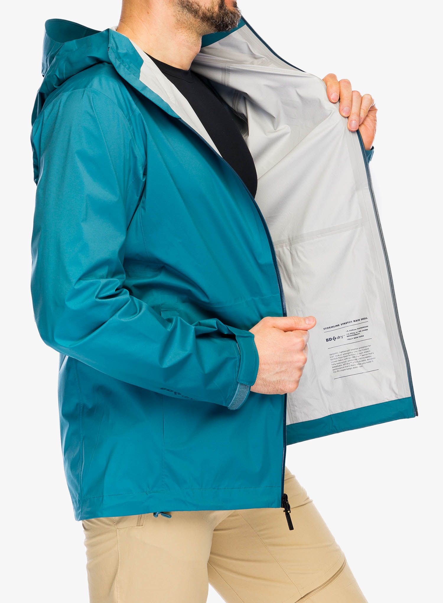 Bunda Black Diamond StormLine Stretch Rain Shell - creek blue
