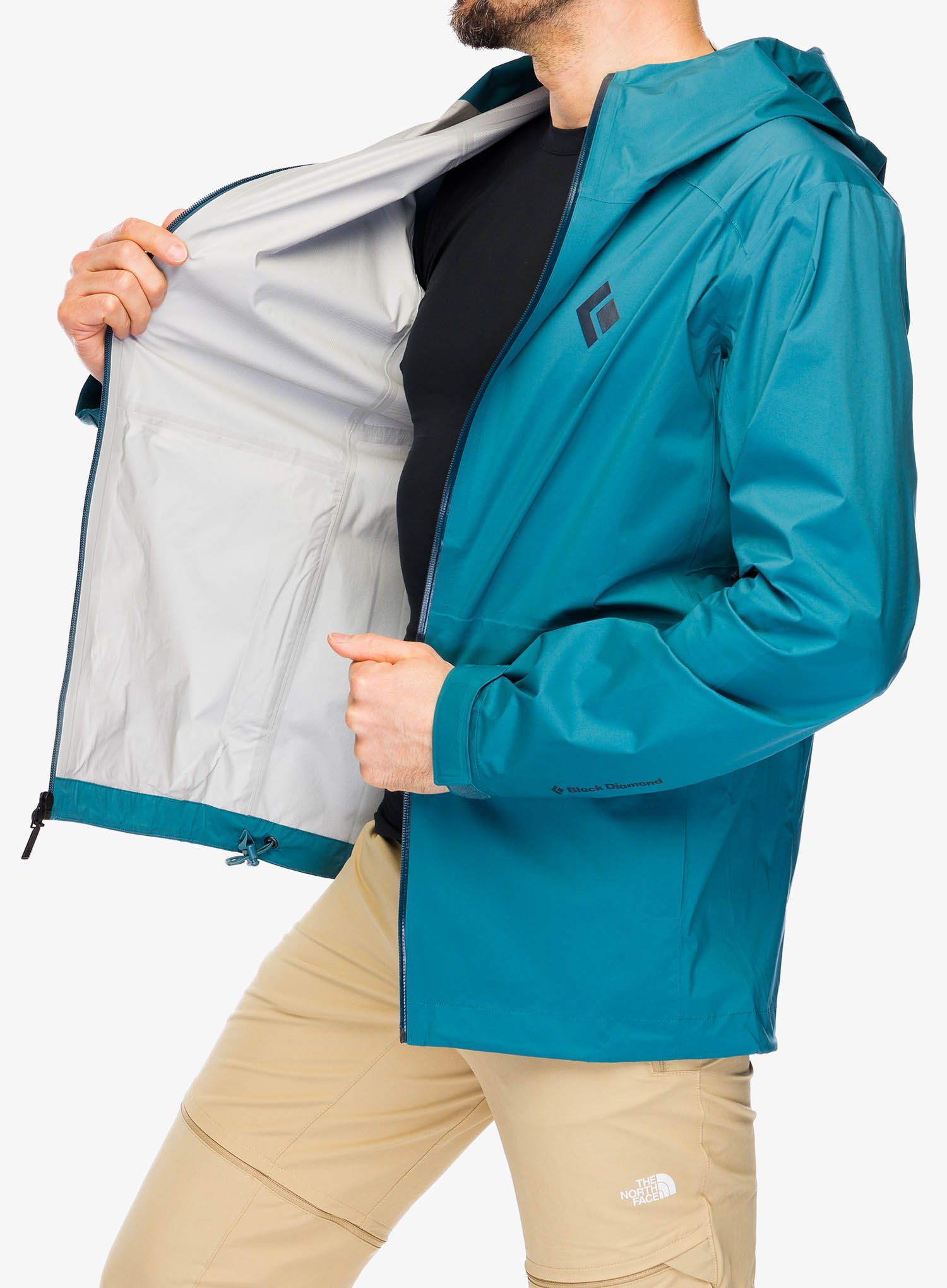 Bunda Black Diamond StormLine Stretch Rain Shell - creek blue