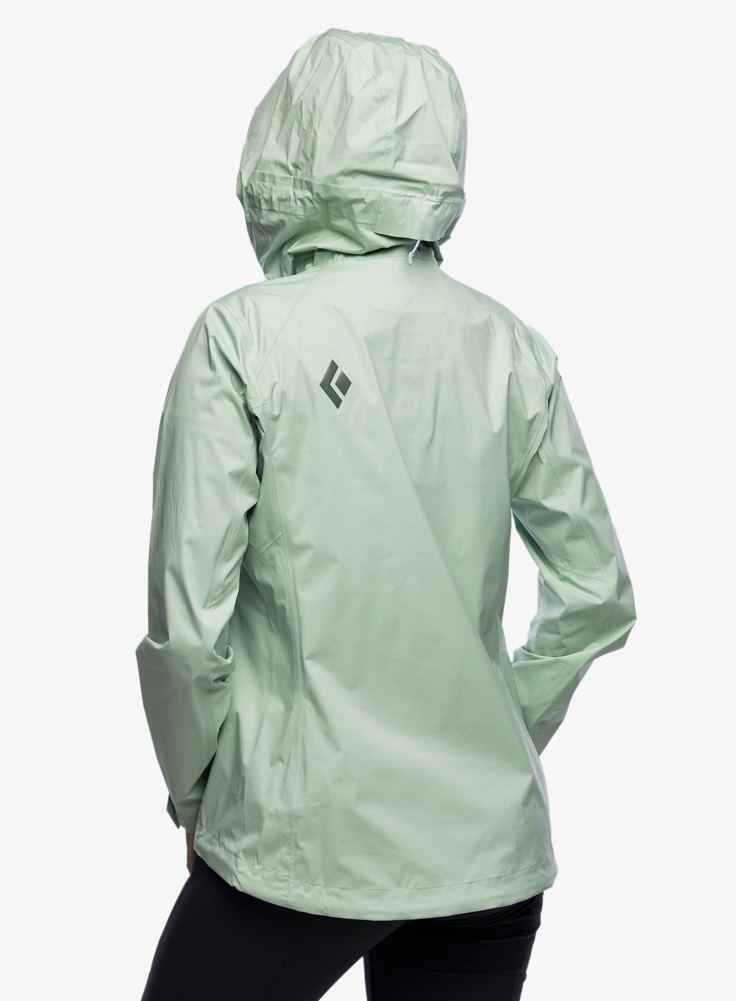 Dámská bunda do deště Black Diamond Stormline Stretch Anorak - foam green