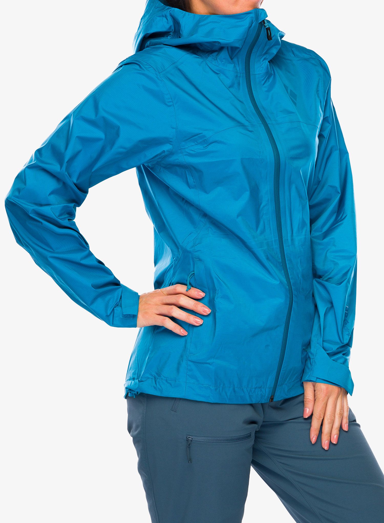 Dámská bunda Black Diamond Treeline Rain Shell - azul