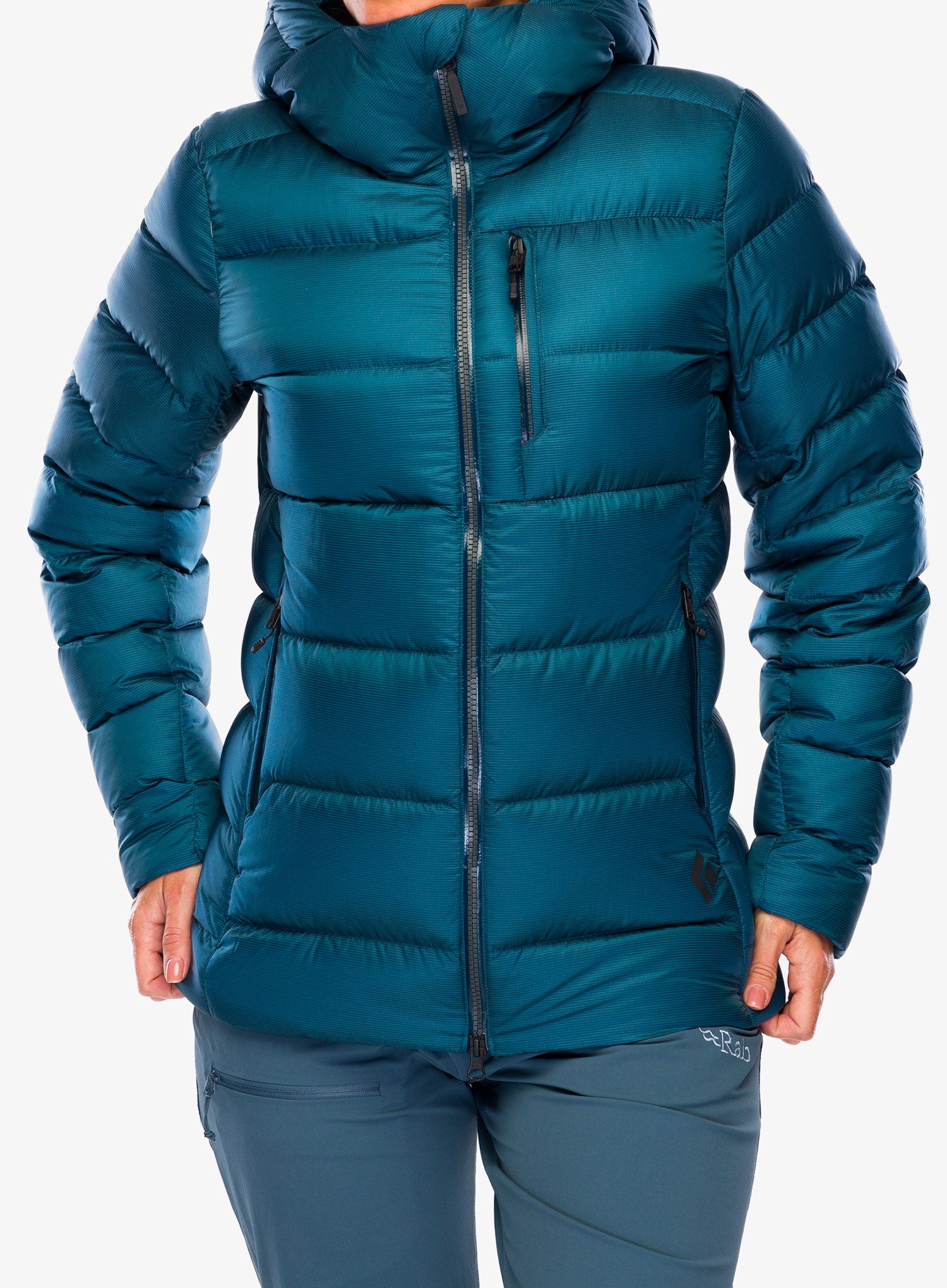 Bunda péřova dámská Black Diamond Vision Down Parka - azurite