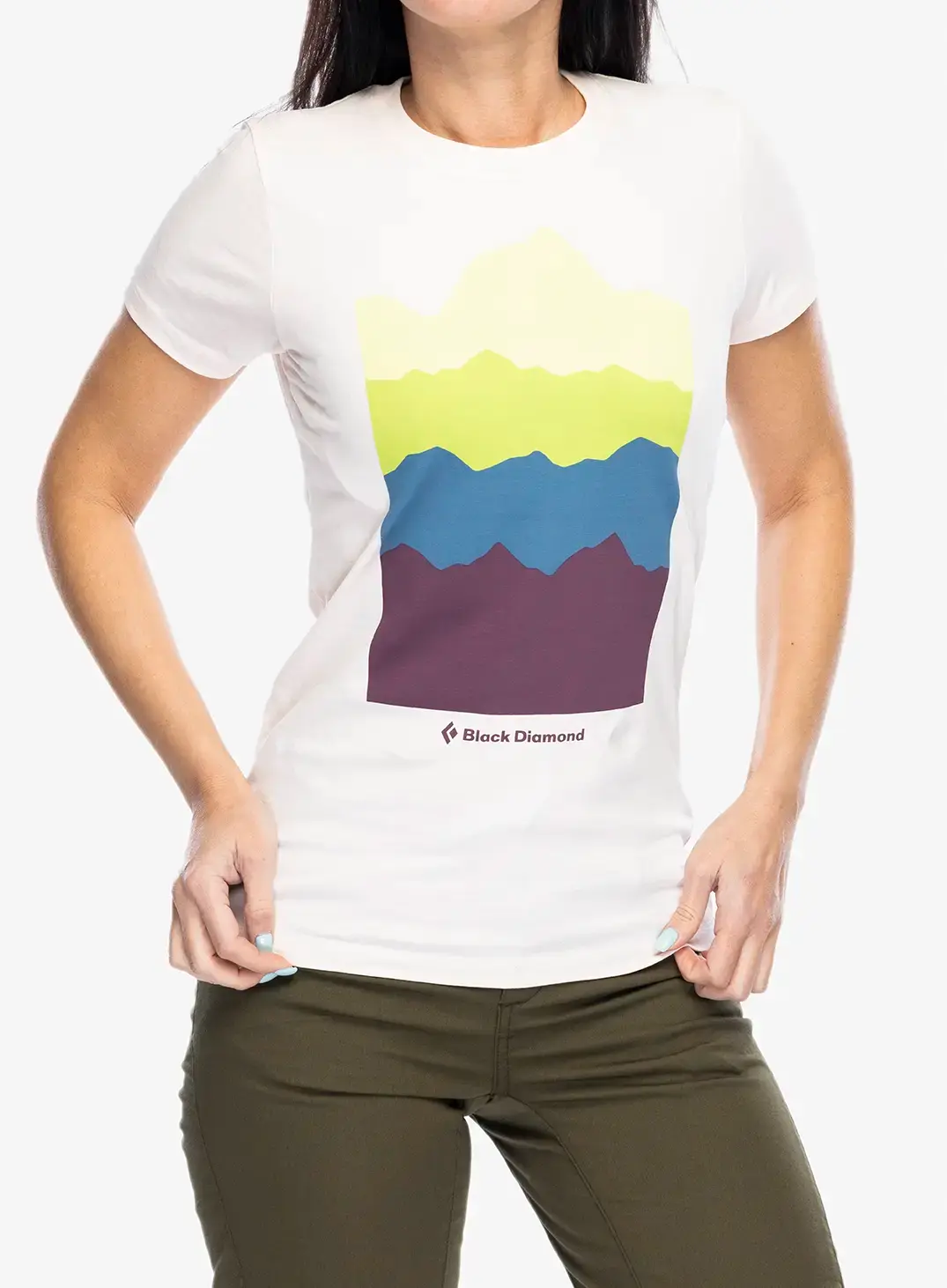 Bavlněné tričko dámské Black Diamond Vista Tee - ice pink