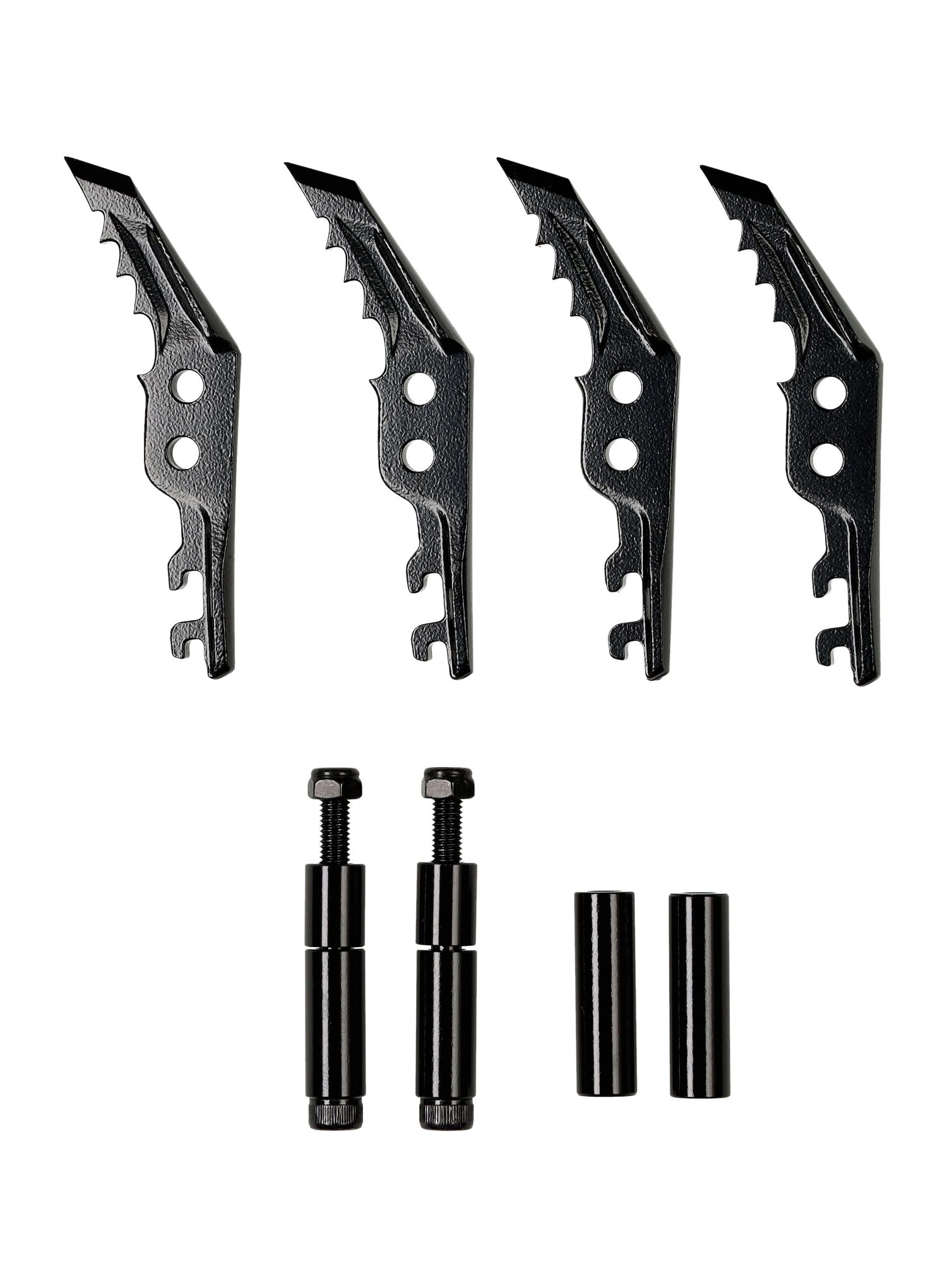 Přední hroty maček Blue Ice Front Points Harfang Tech - black