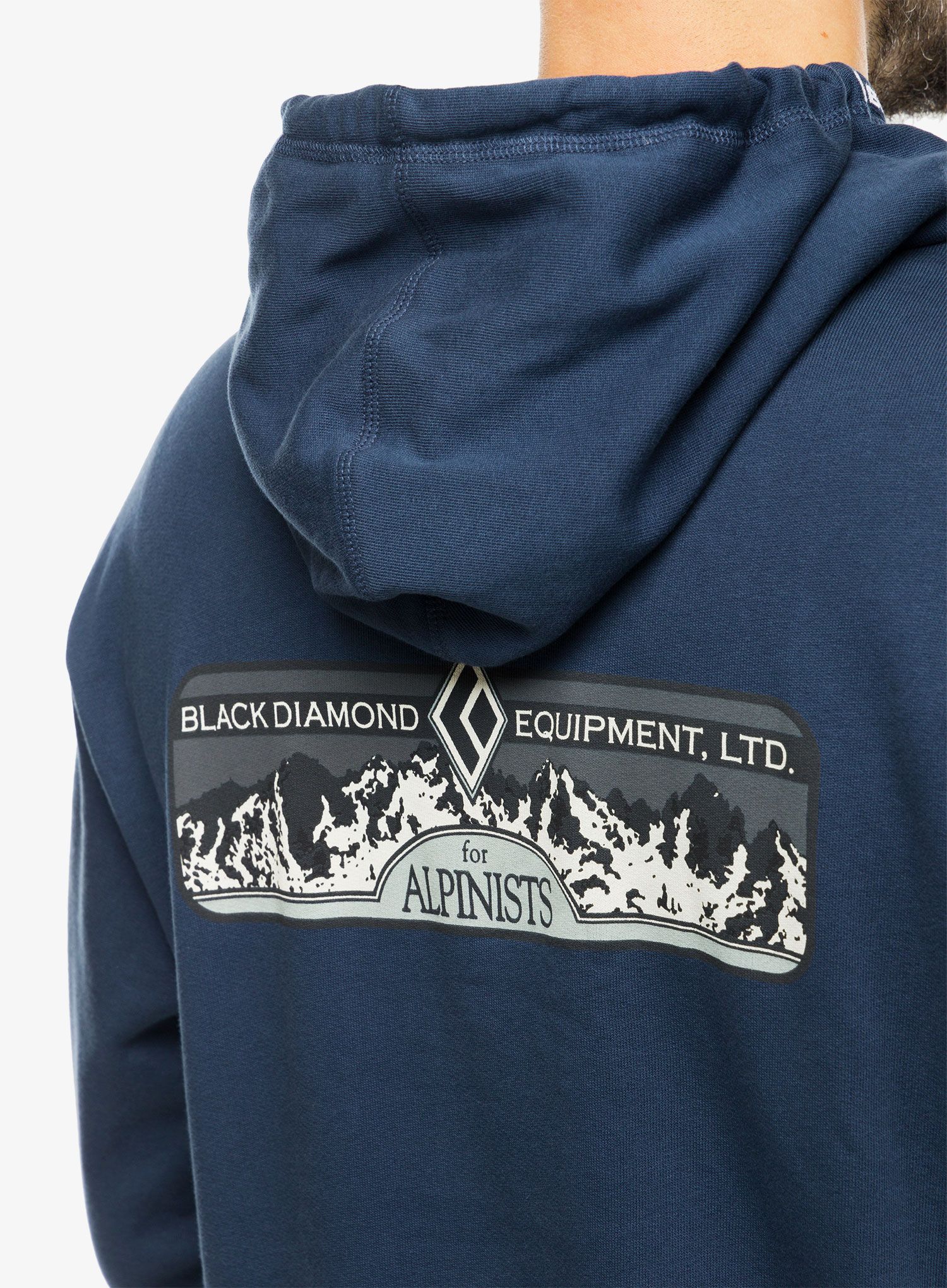 Mikina Black Diamond Heritage Equipment For Alpinists Hoody - ink blue