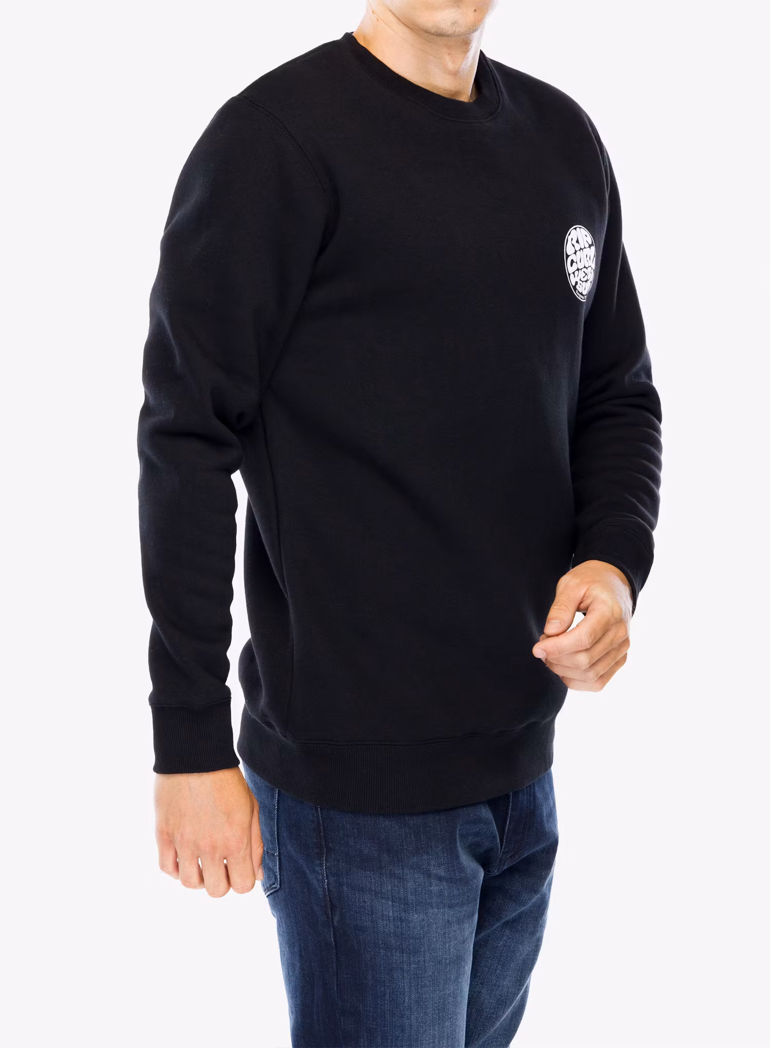 Mikina Rip Curl Wetsuit Icon Crew - black