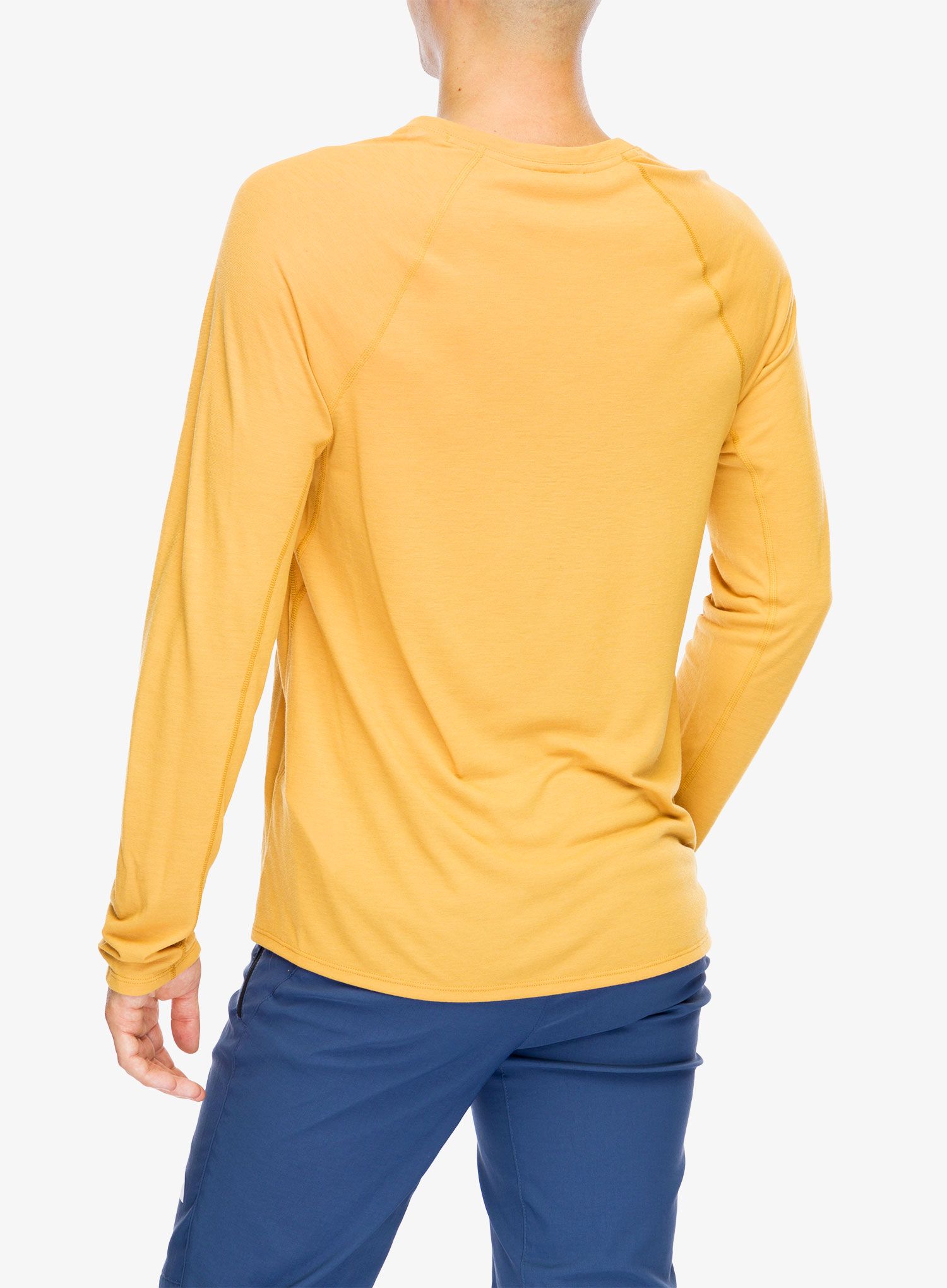 Mikina bez kapuce Patagonia L/S Cap Cool Trail Graphic Shirt - outline text golden
