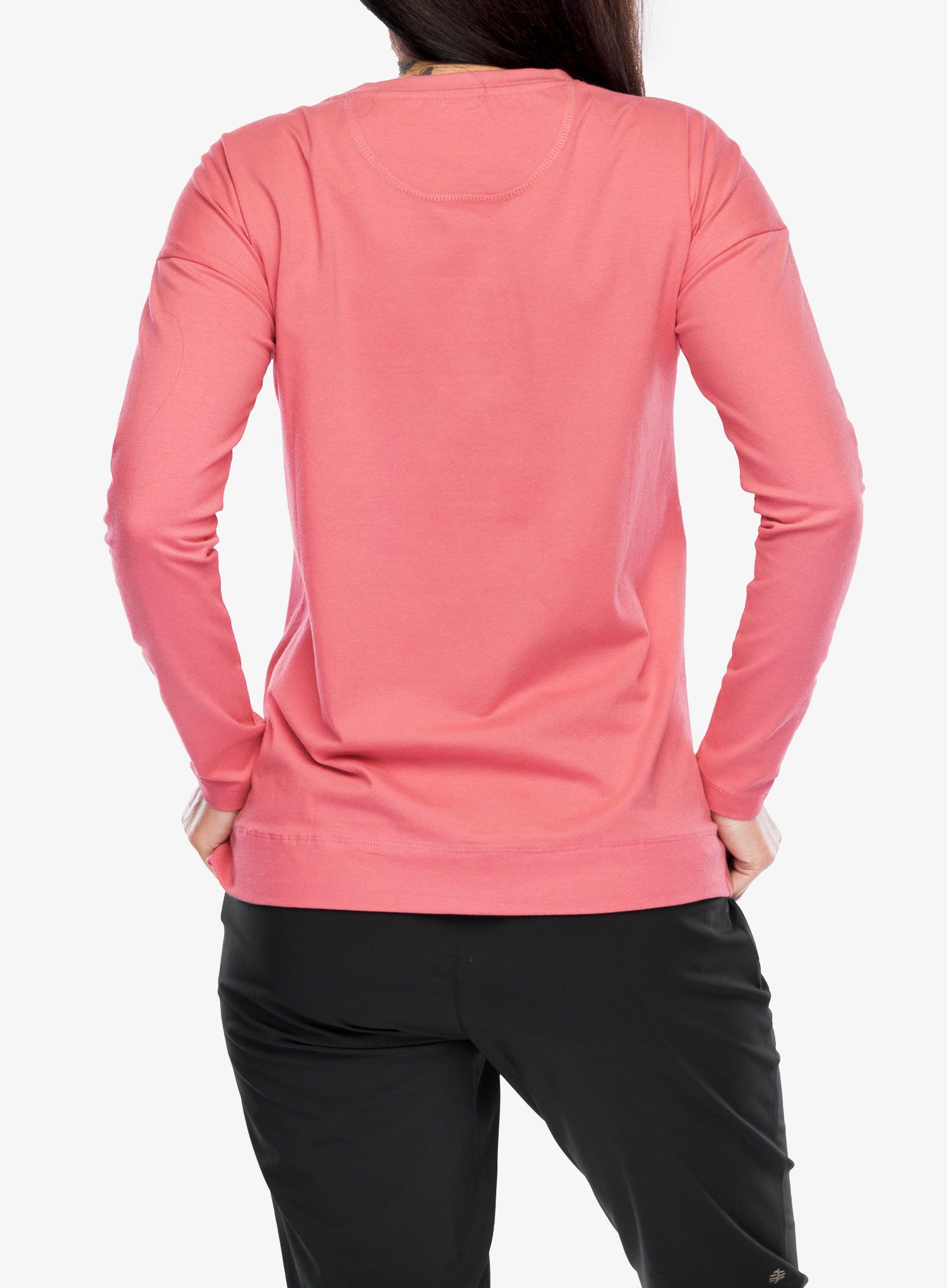 Dámská mikina bez kapuce CMP Bloom T-Shirt LS - desert rose