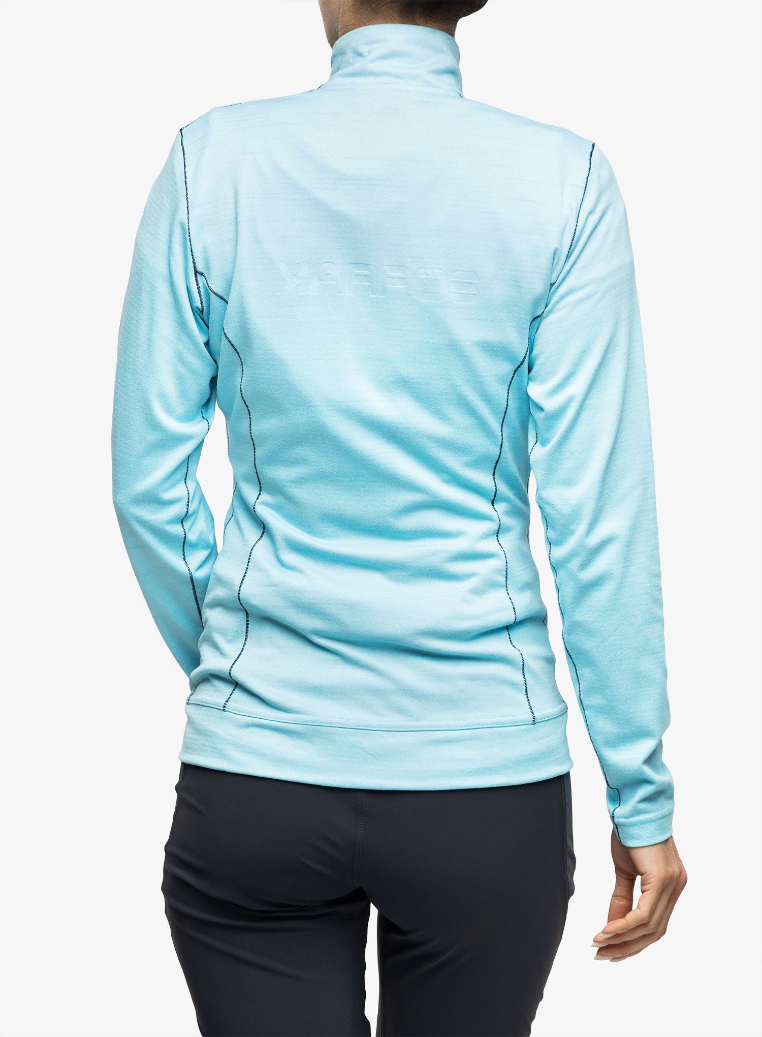Mikina dámská bez kapuce Karpos Pomedes Fleece - blue atoll