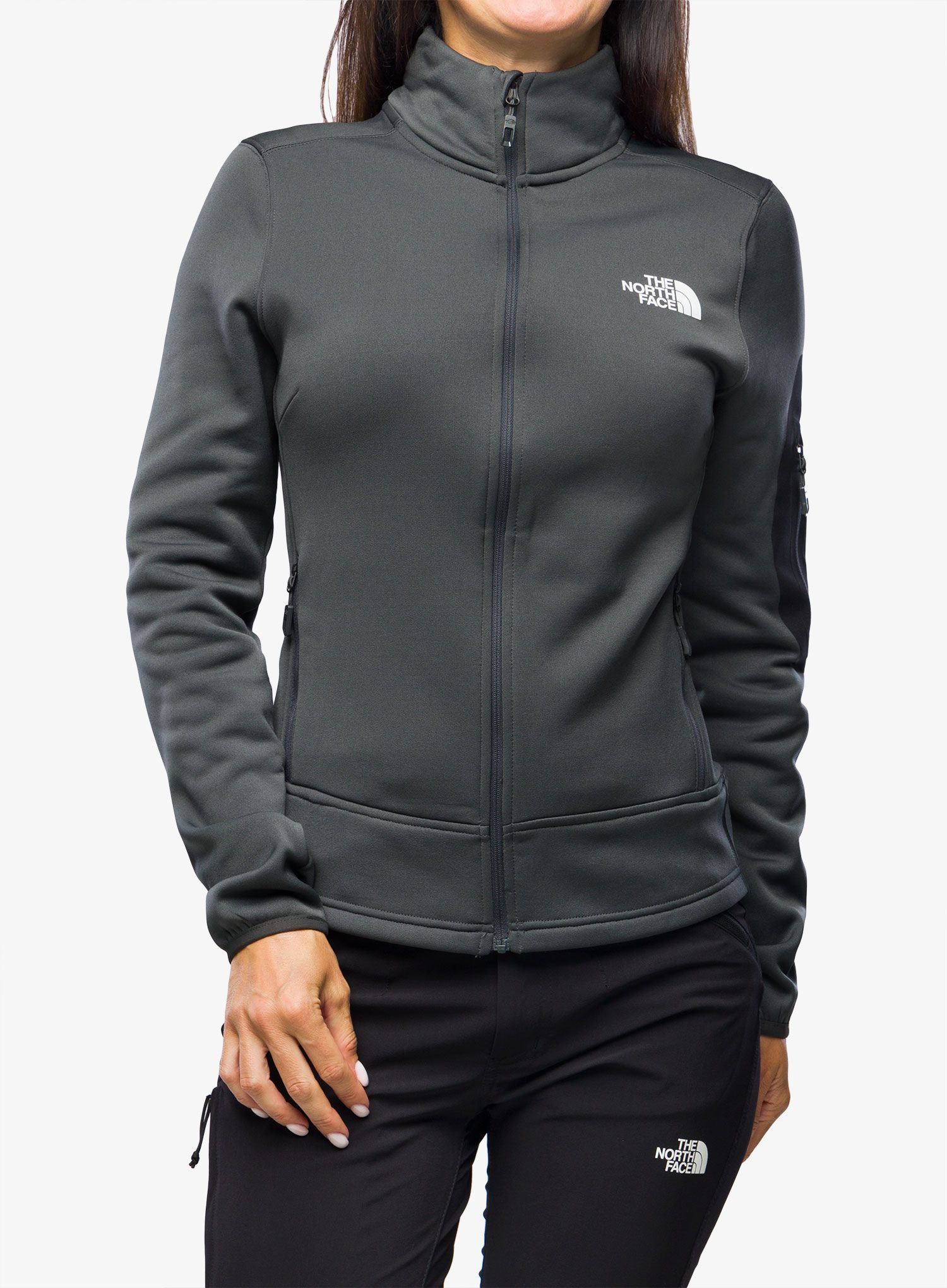 Dámská mikina The North Face Mistyescape Fleece - grey/tnf black