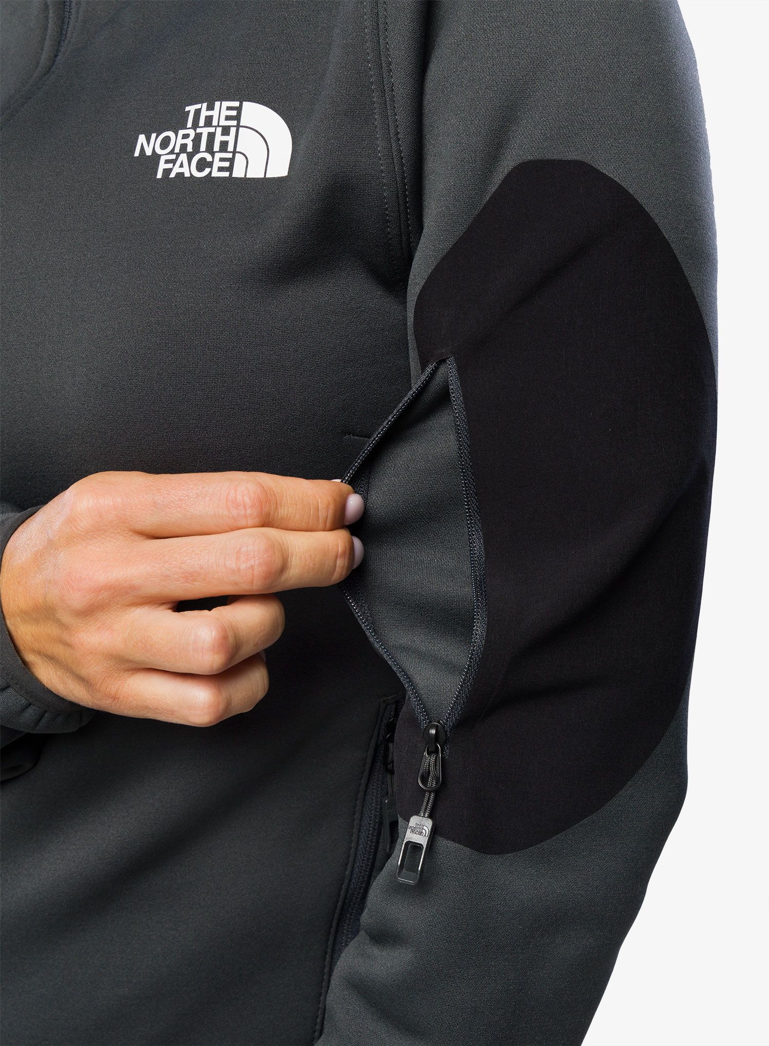 Dámská mikina The North Face Mistyescape Fleece - grey/tnf black