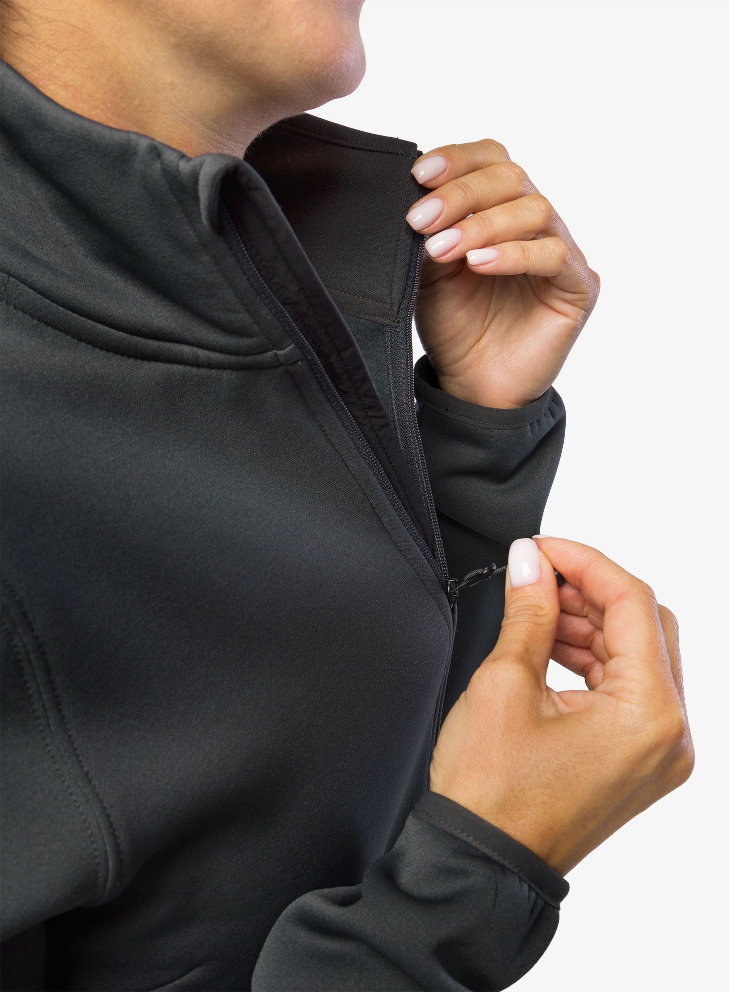Dámská mikina The North Face Mistyescape Fleece - grey/tnf black