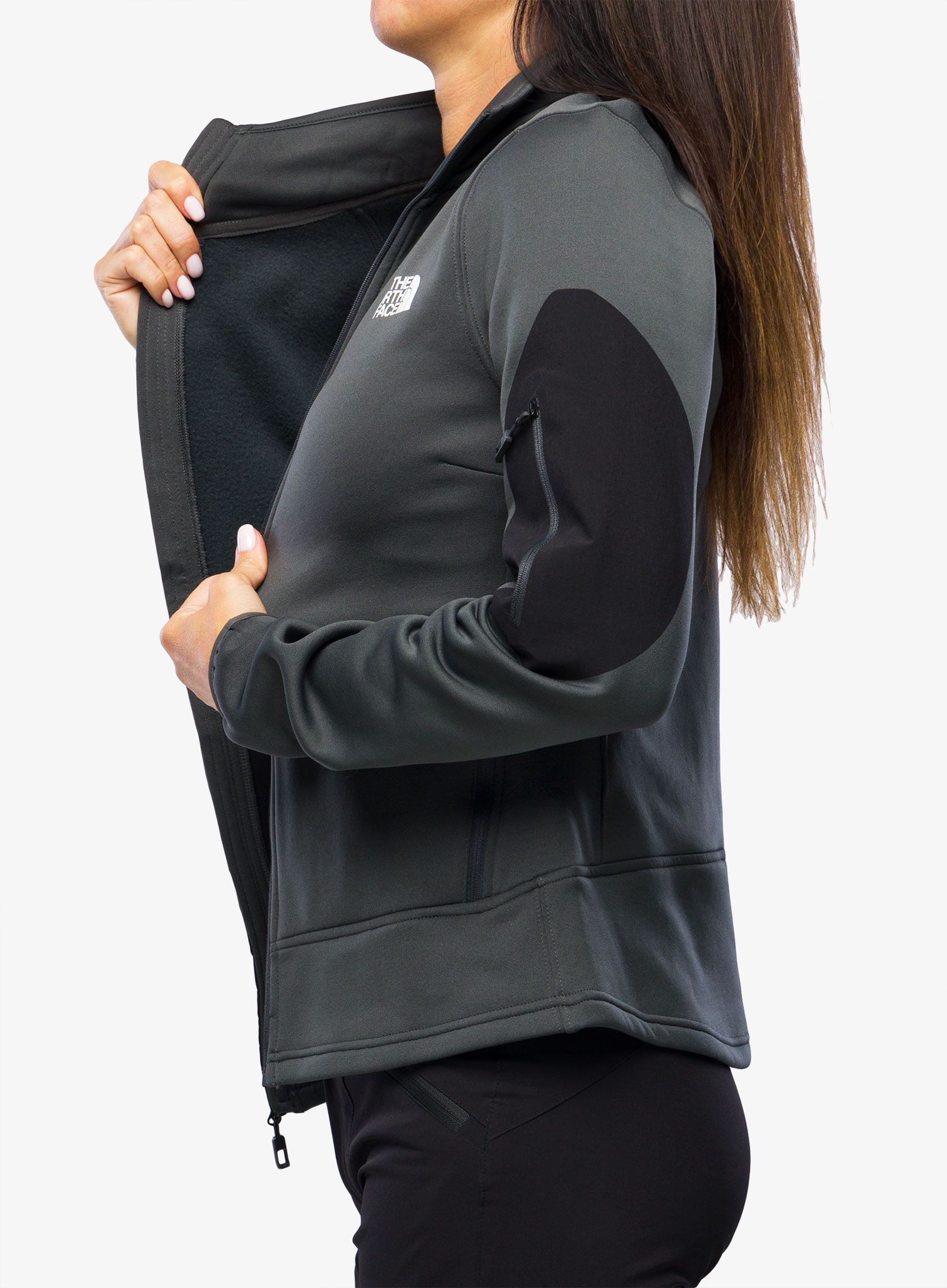 Dámská mikina The North Face Mistyescape Fleece - grey/tnf black