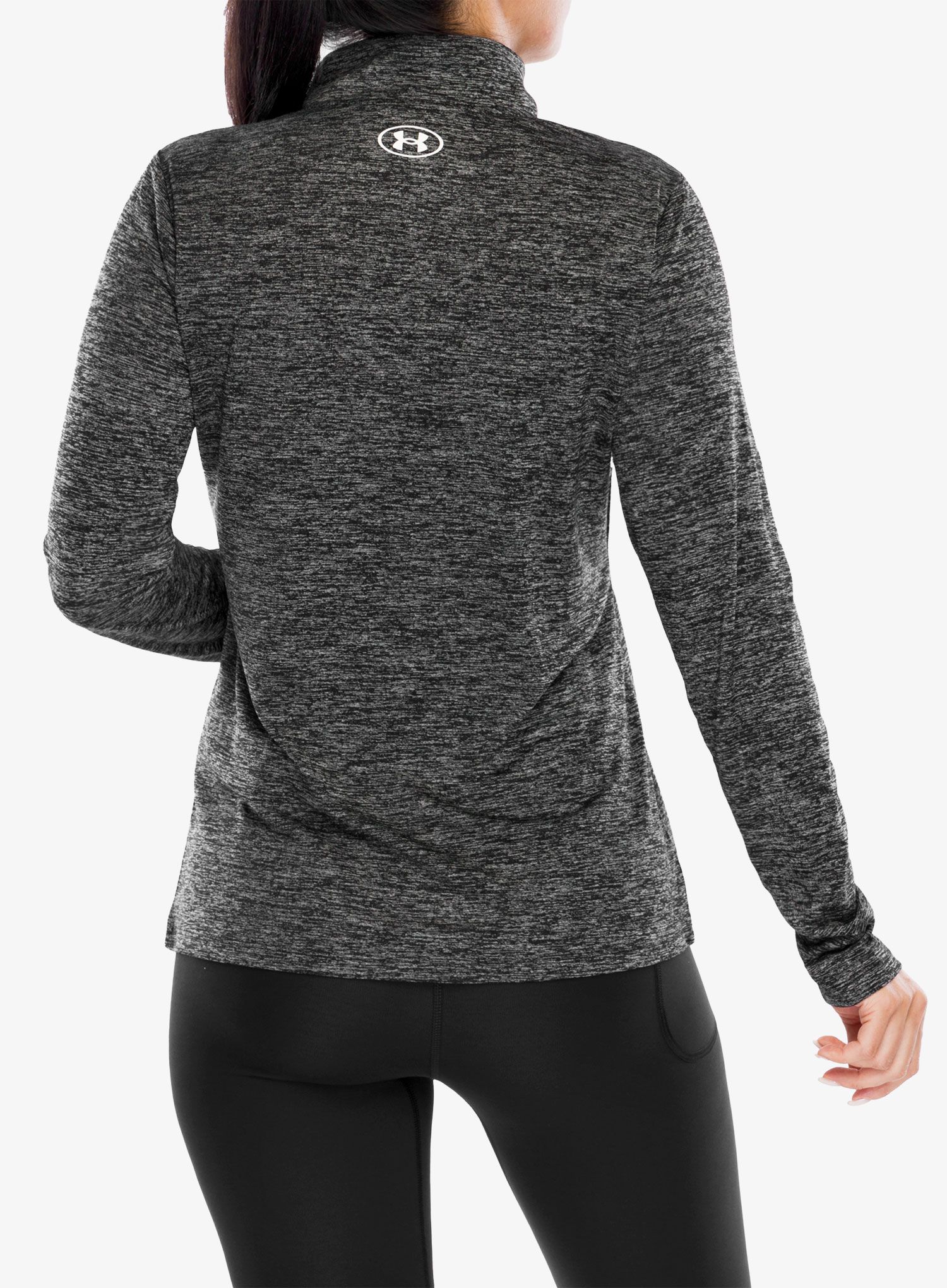 Dámská mikina Under Armour UA Tech Twist 1/2 Zip - black/white