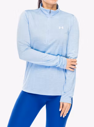 Dámská mikina Under Armour UA Tech Twist 1/2 Zip - horizon blue/white