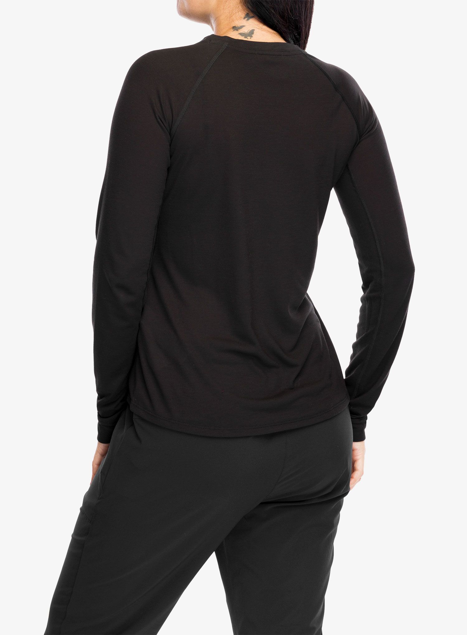 Dámská mikina bez kapuce Patagonia L/S Cap Cool Trail Graphic Shirt - unity fitz black