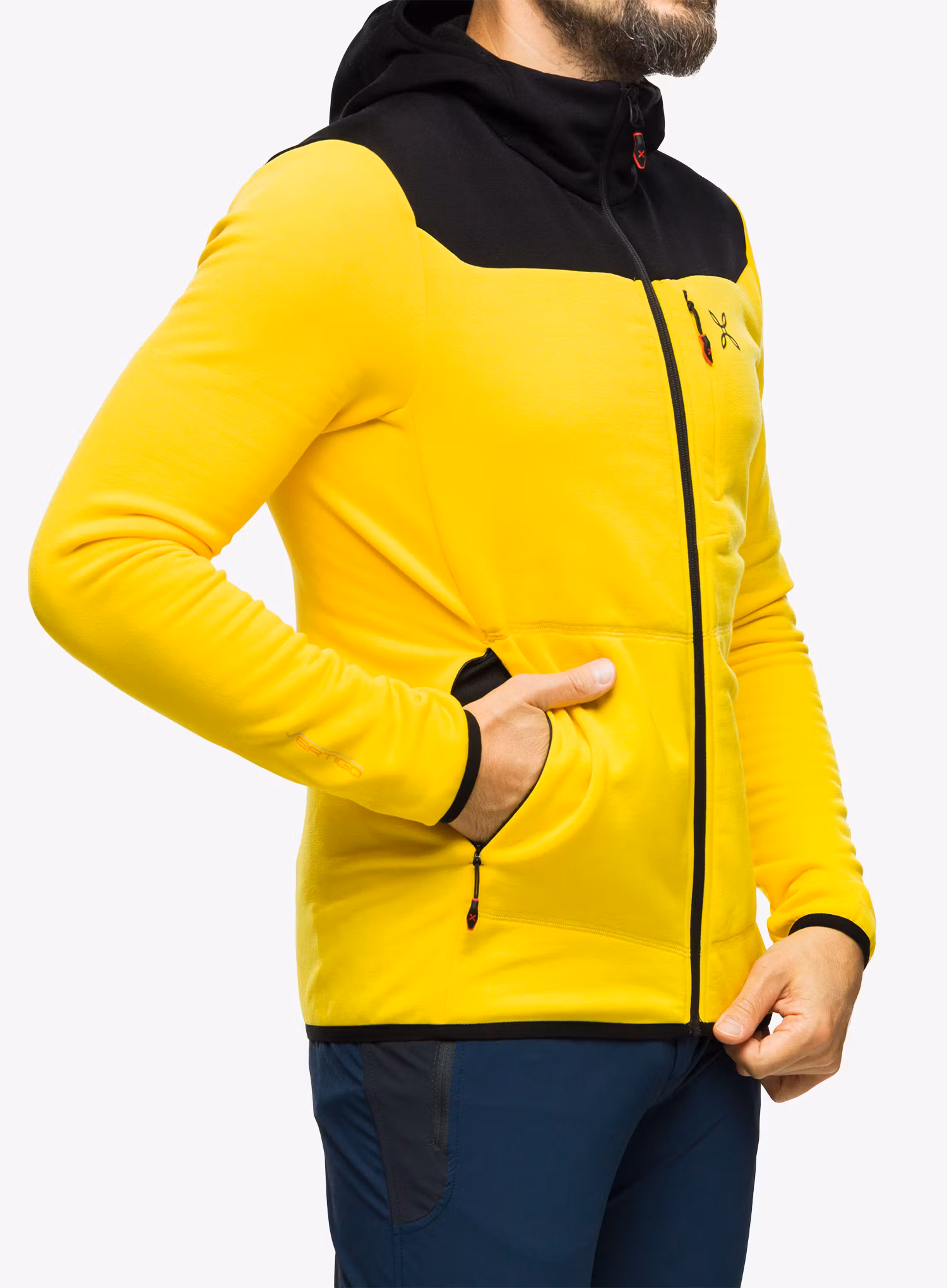 Fleece mikina Montura Altitude Maglia - yellow