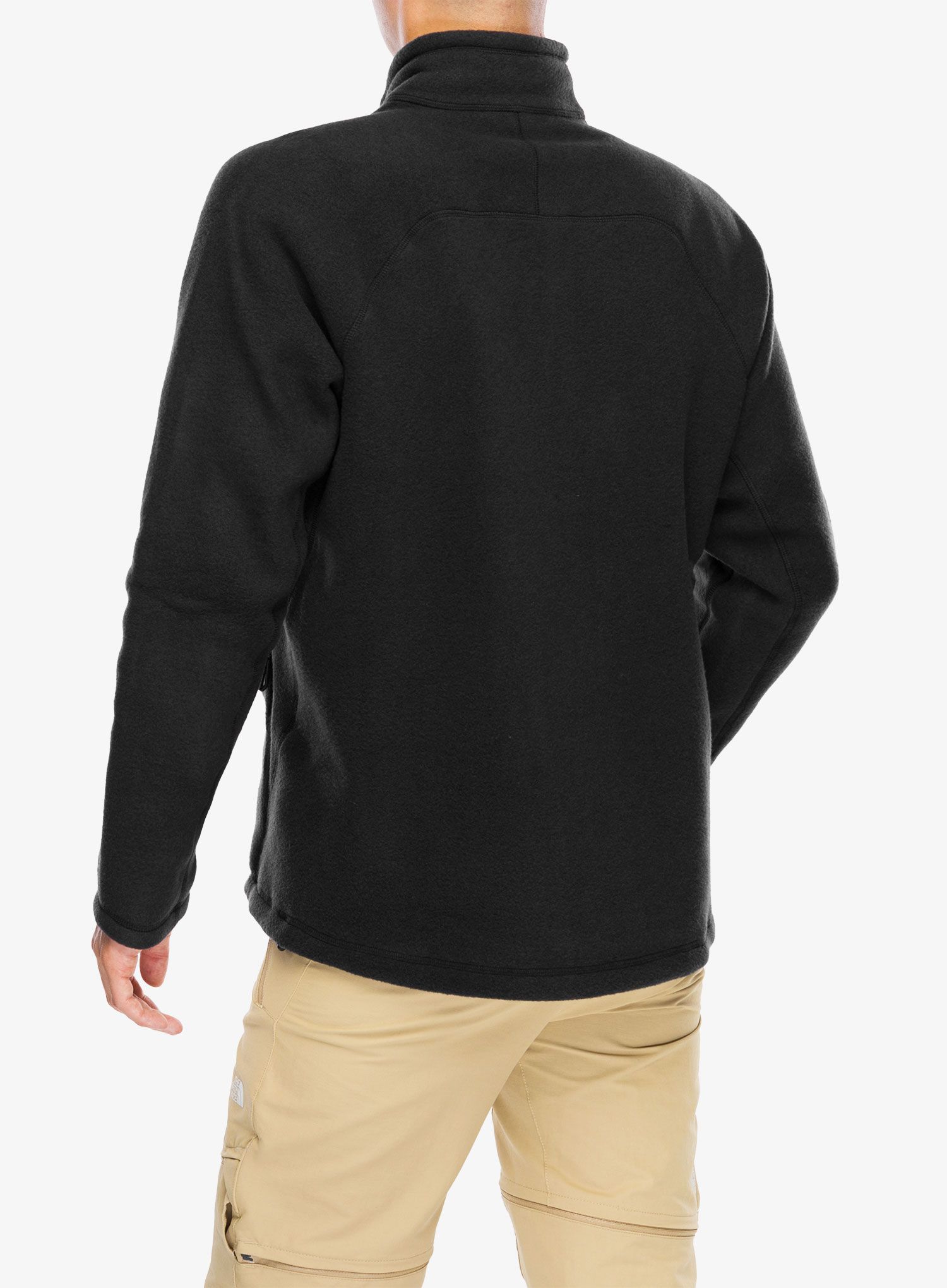 Fleece mikina Salomon Chroma Fleece Pullower Hz - deep black