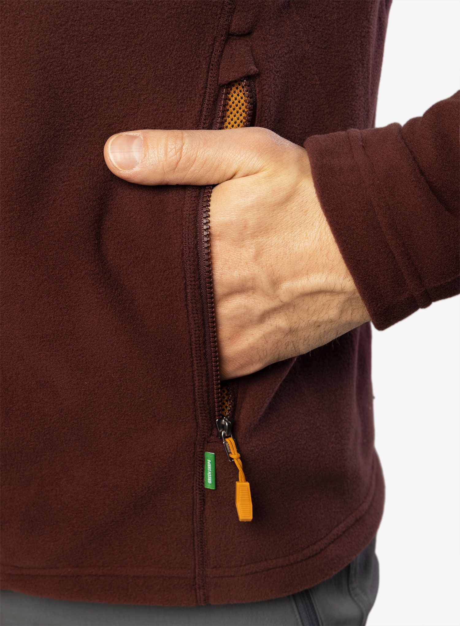 Fleece mikina Vaude Rosemoor Fleece Jacket II - dark oak
