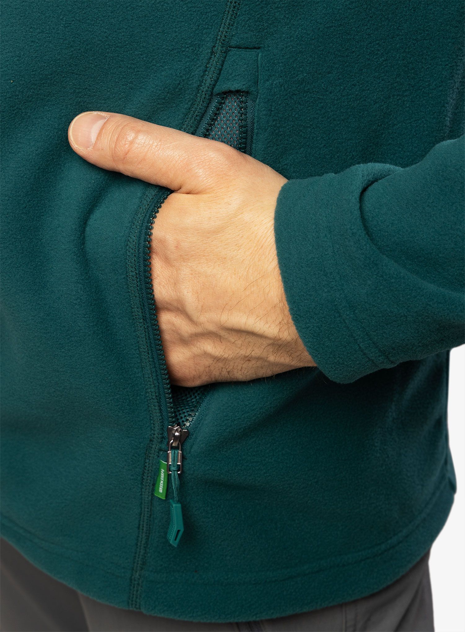 Fleece mikina Vaude Rosemoor Fleece Jacket II - mallard green