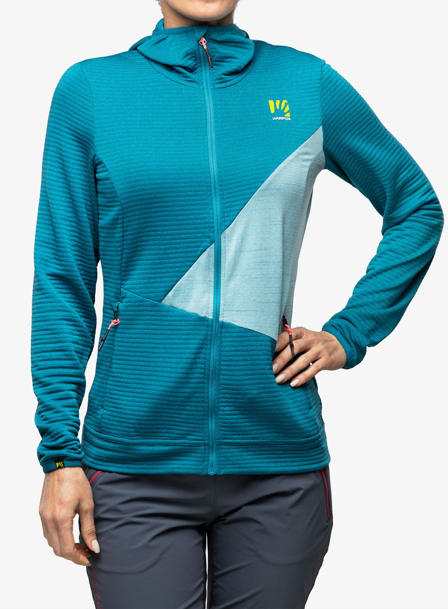 Fleece mikina dámská Karpos Nuvolau Fleece - corsair/adriatic blue