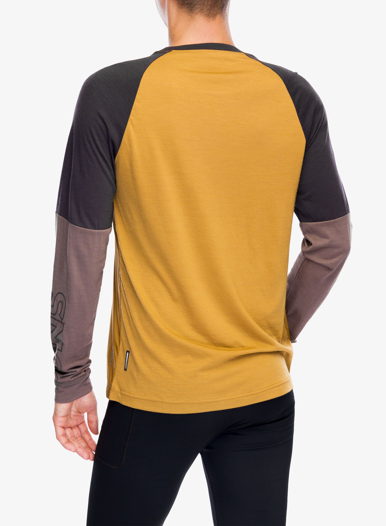 Cyklistická mikina Mons Royale Tarn Merino Shift Wind Jersey - cumin dust