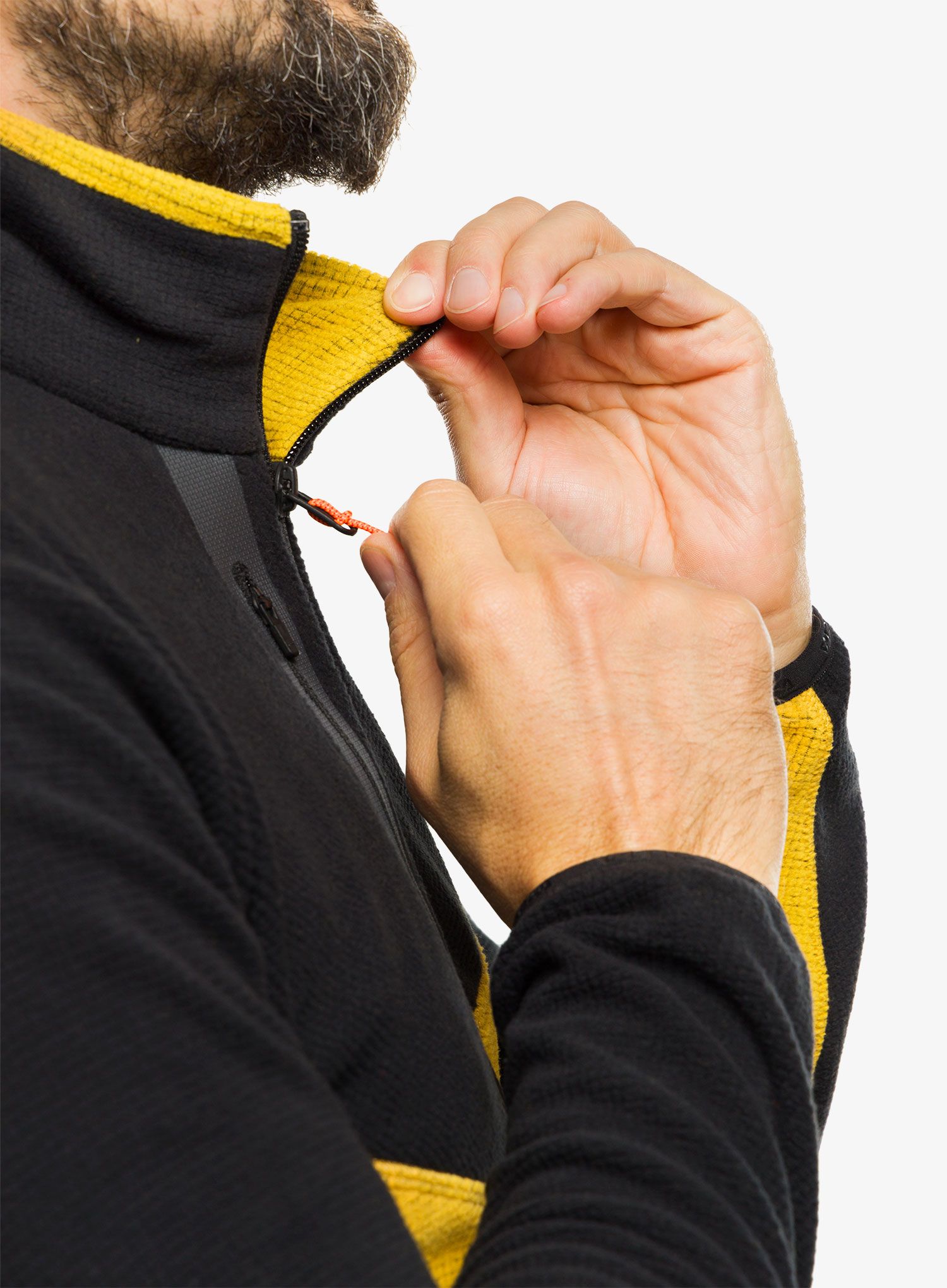 Rozepínací mikina Salewa Paganella PL Fleece - gold