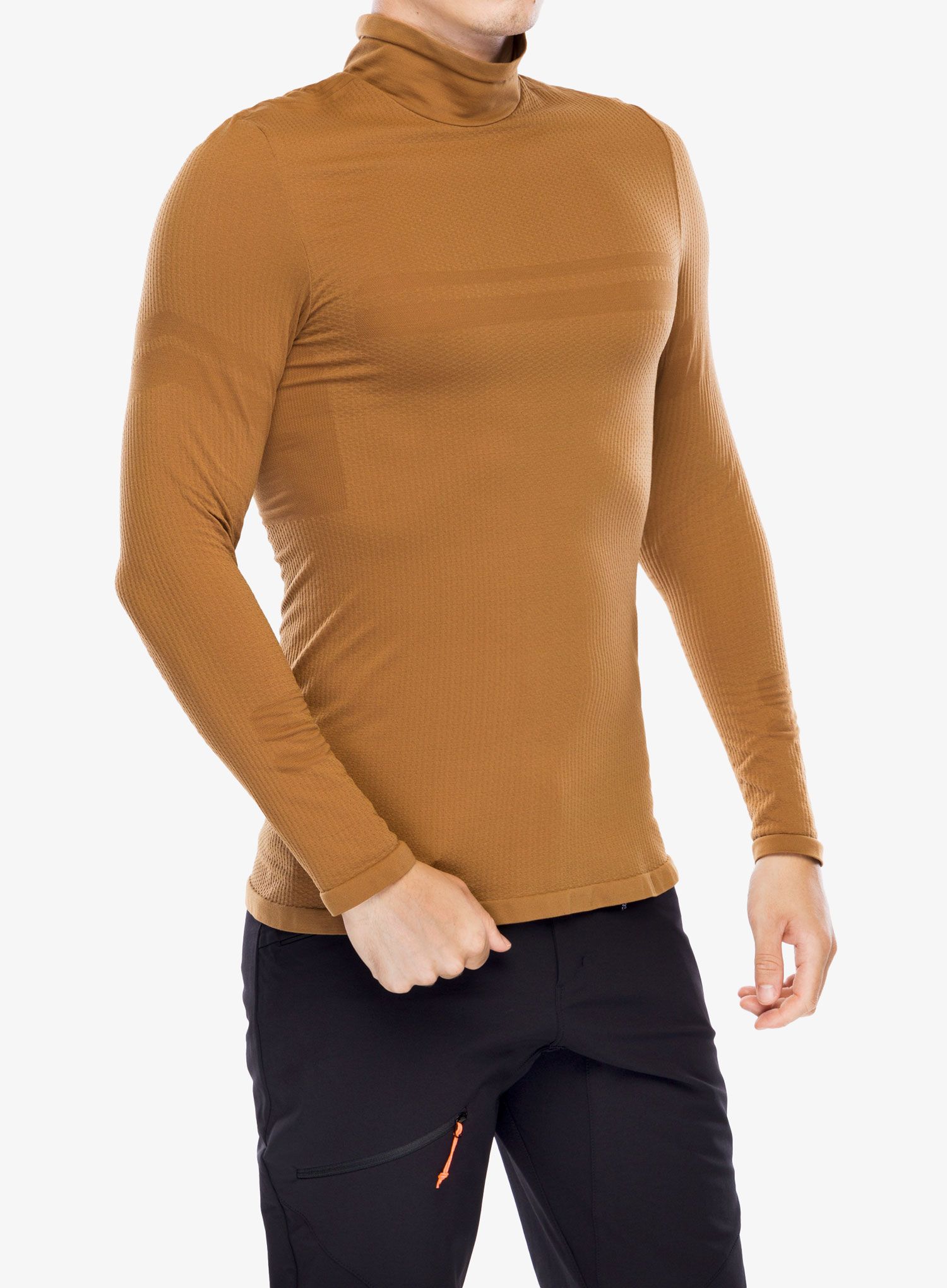 Funkční mikina Salomon Essential Warm L/S Top - rubber
