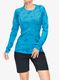 Dámská funkční mikina Smartwool Classic All-Season Merino Base Layer LS - pool blue