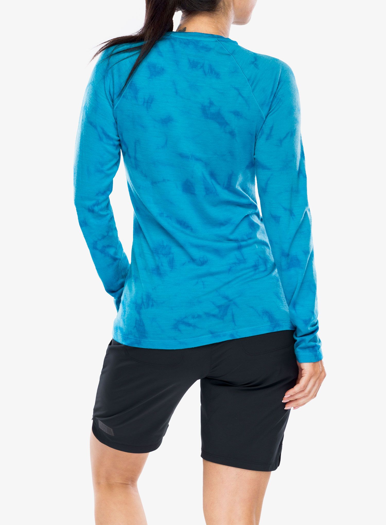 Dámská funkční mikina Smartwool Classic All-Season Merino Base Layer LS - pool blue