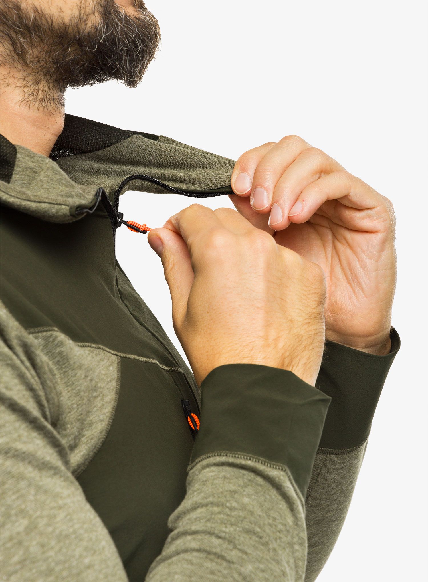 Outdoorova mikina Salewa Puez 2 Dry HD Jacket - dark olive