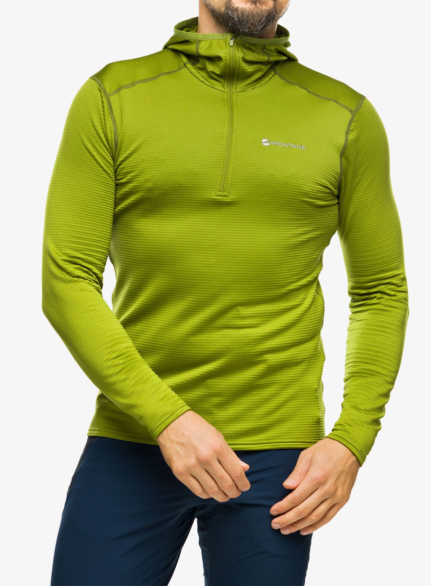 Mikina s kapucí Montane Protium Lite Hoodie - alder green