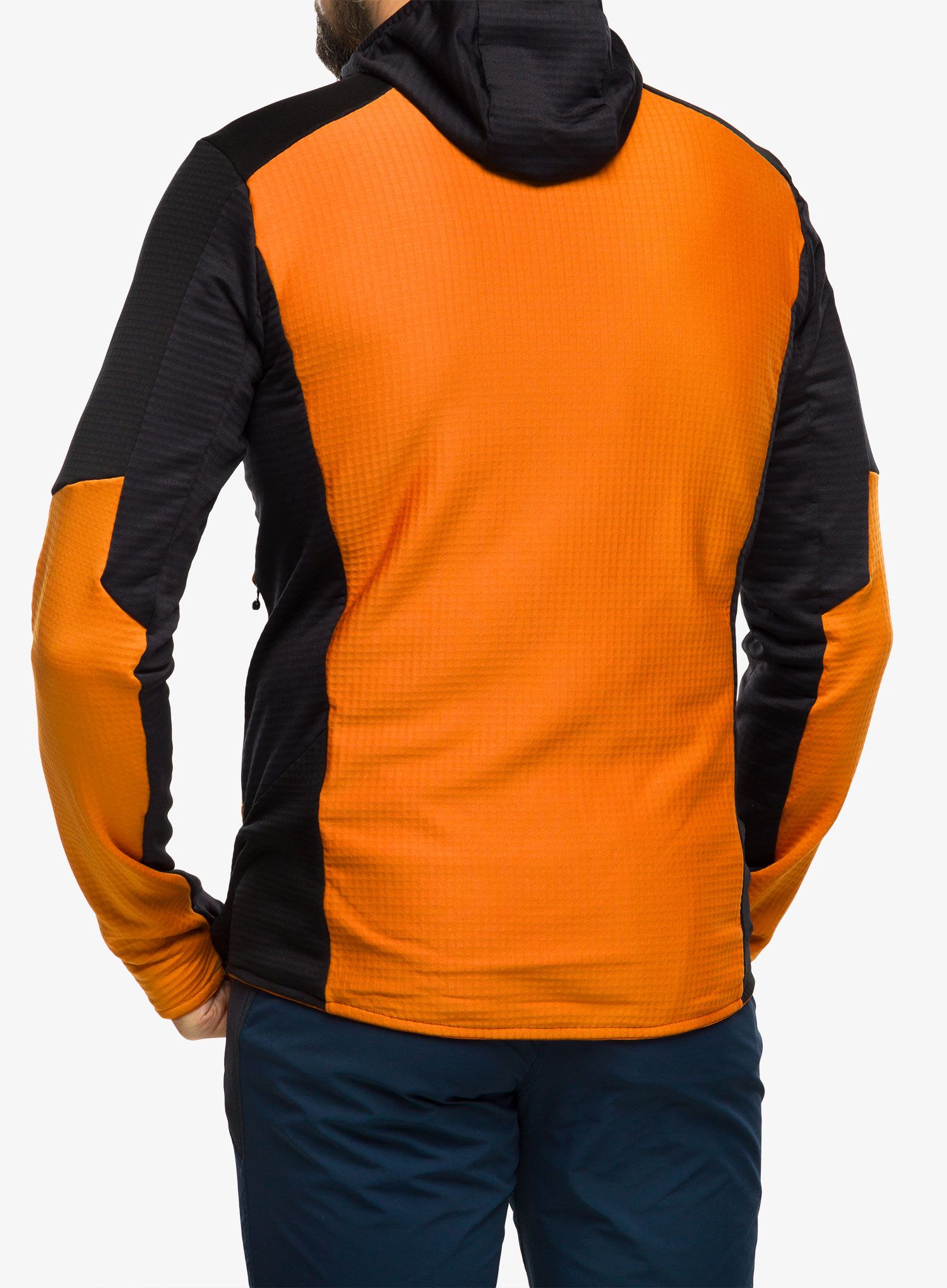 Mikina s kapucí Montura Stretch Color 2 Maglia - mandarine