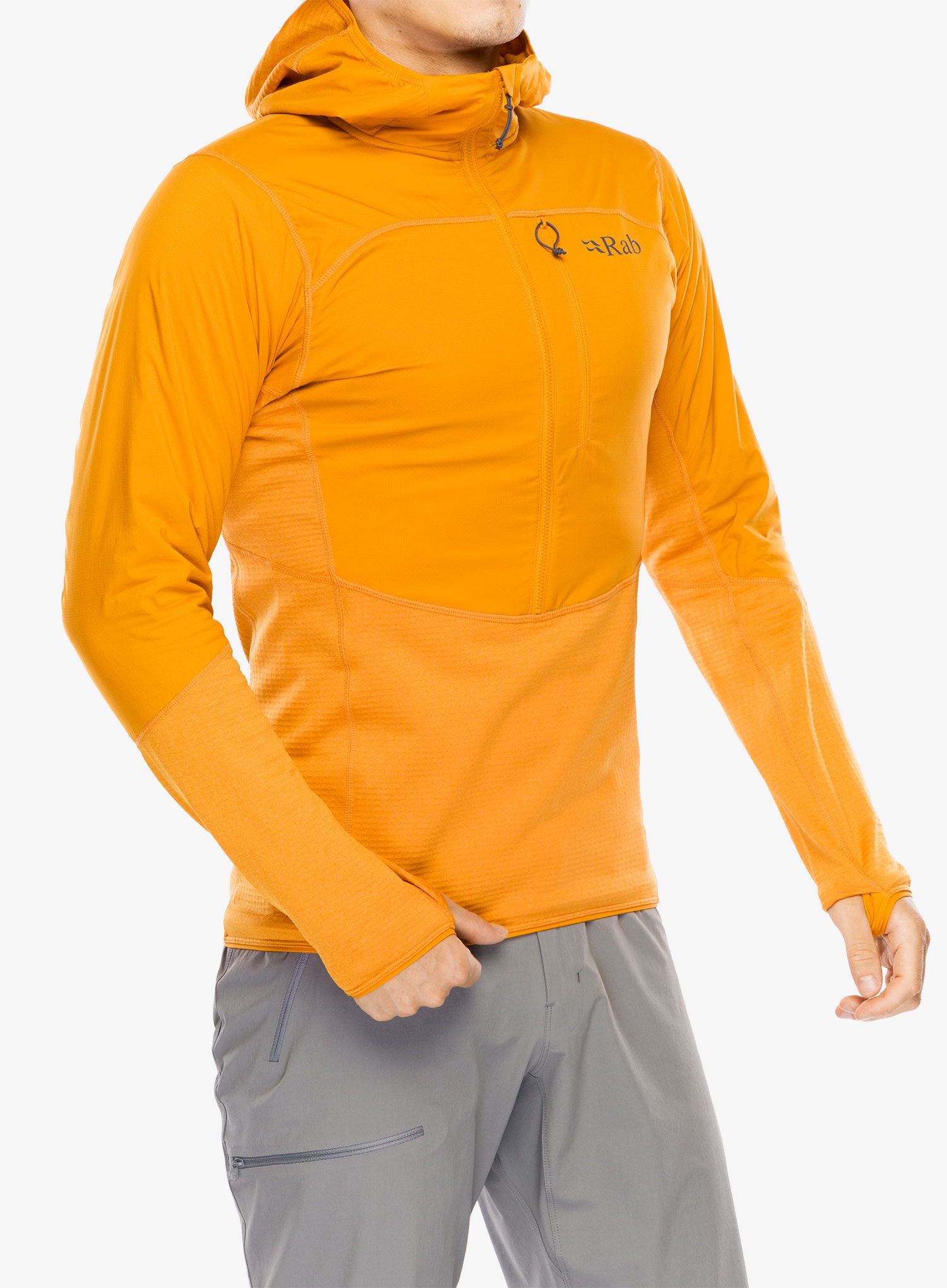 Mikina Rab Ascendor Summit Hoody - marmalade