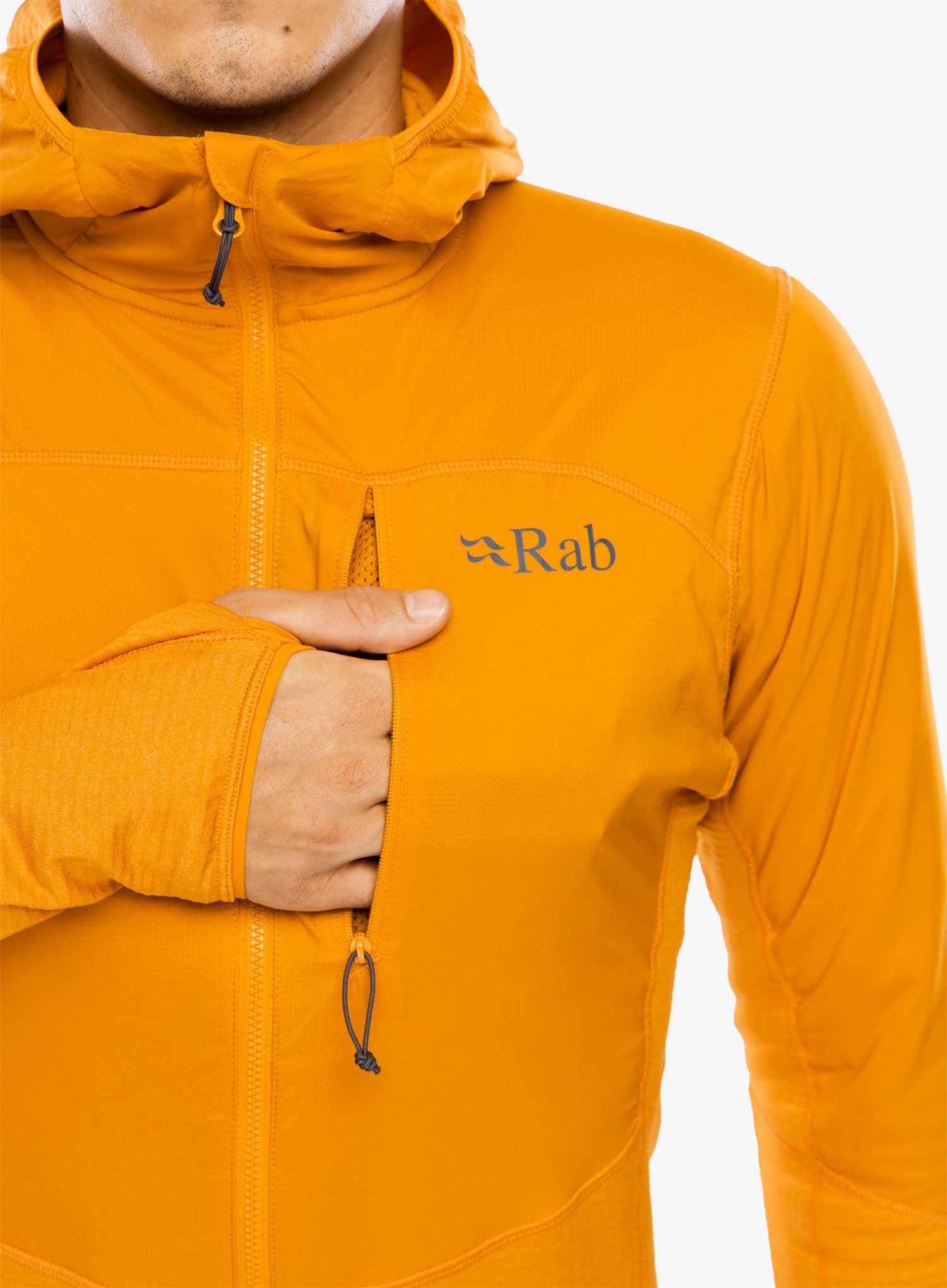Mikina Rab Ascendor Summit Hoody - marmalade