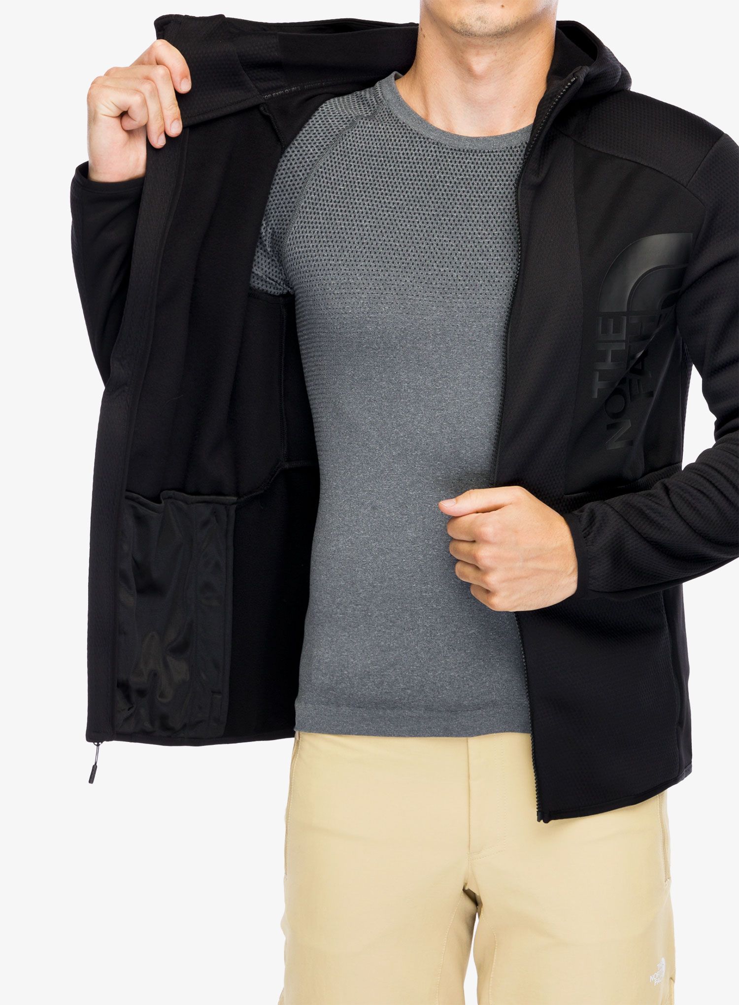 Mikina s kapucí The North Face Merak Hoody - tnf black/tnf black
