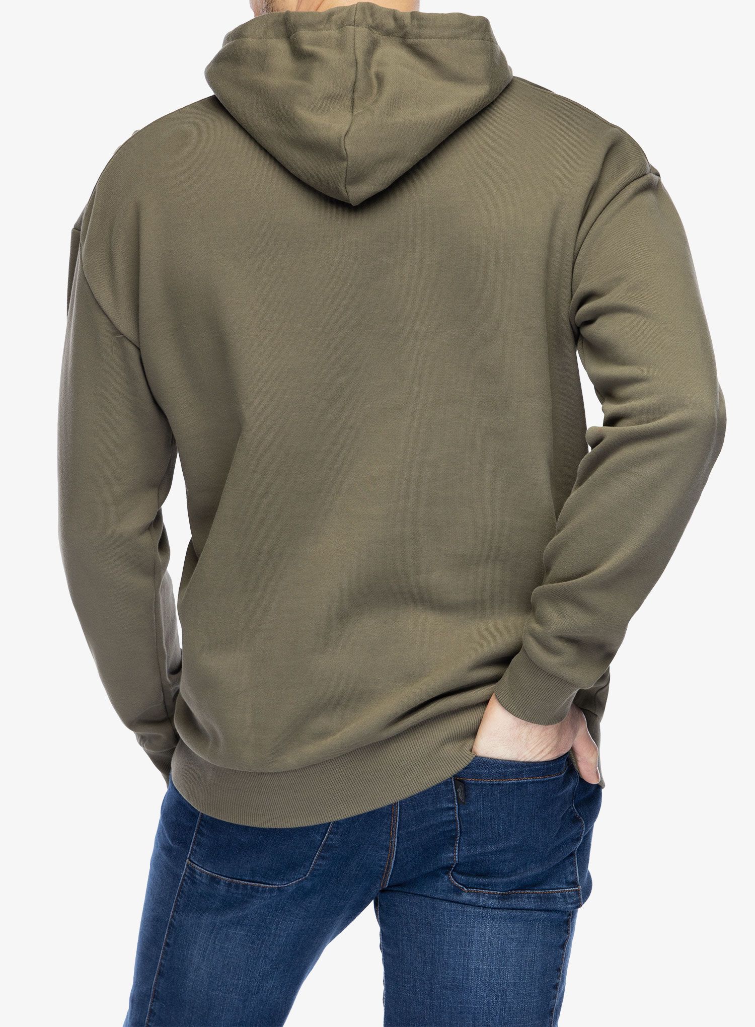 Mikina s kapucí adidas TERREX Logo Hoodie - olive strata
