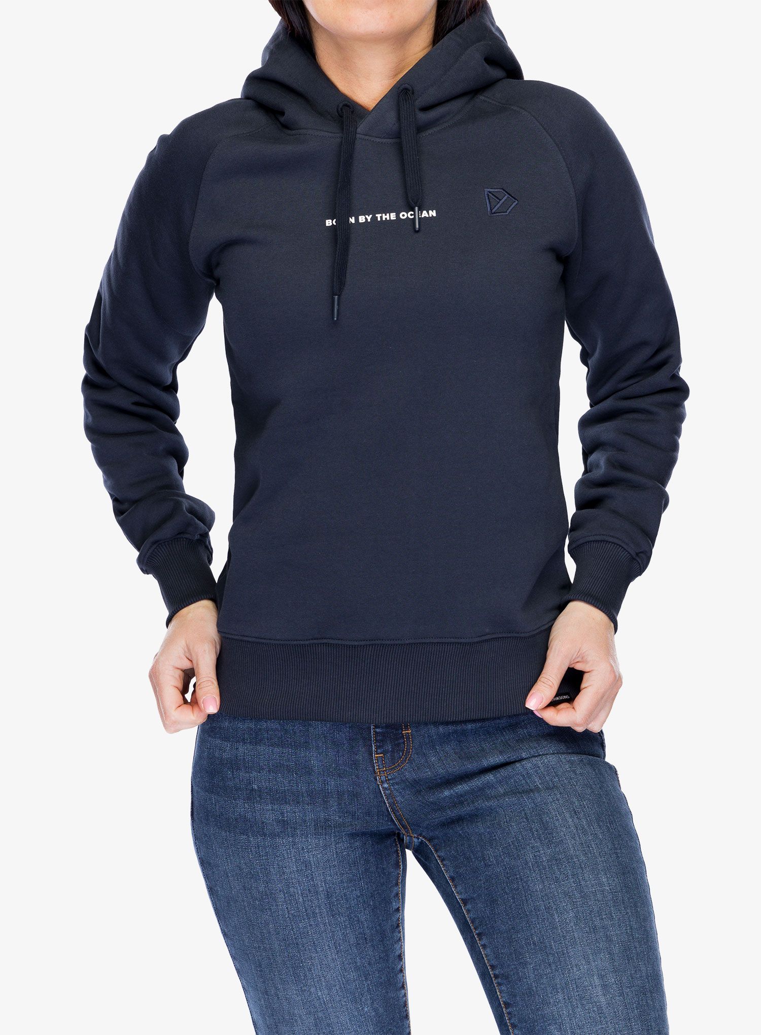 Dámská mikina s kapucí Didriksons Ven Hoodie BBTO - navy