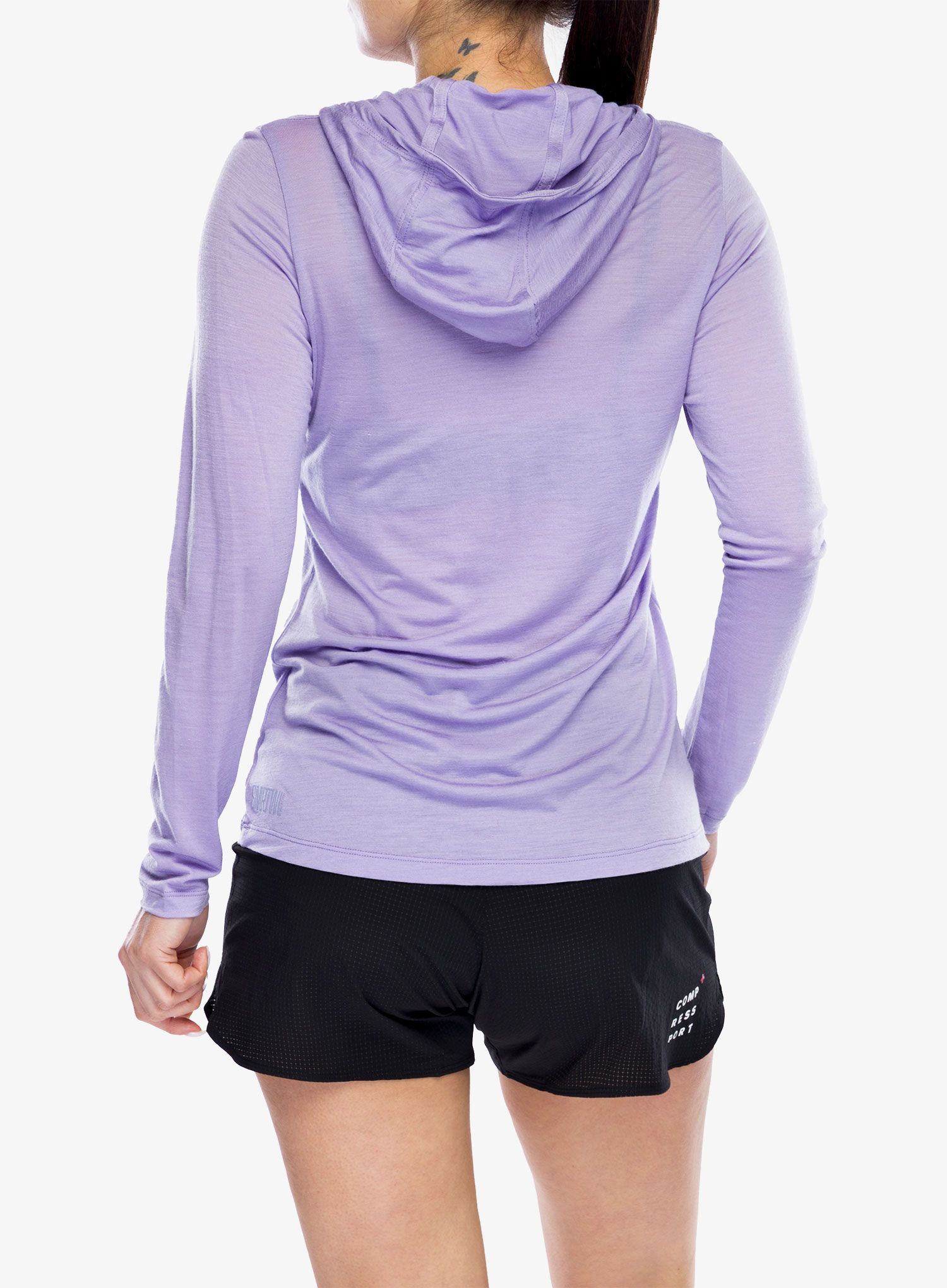 Dámská mikina s kapucí Smartwool Active Ultralite Hoodie - ultra violet