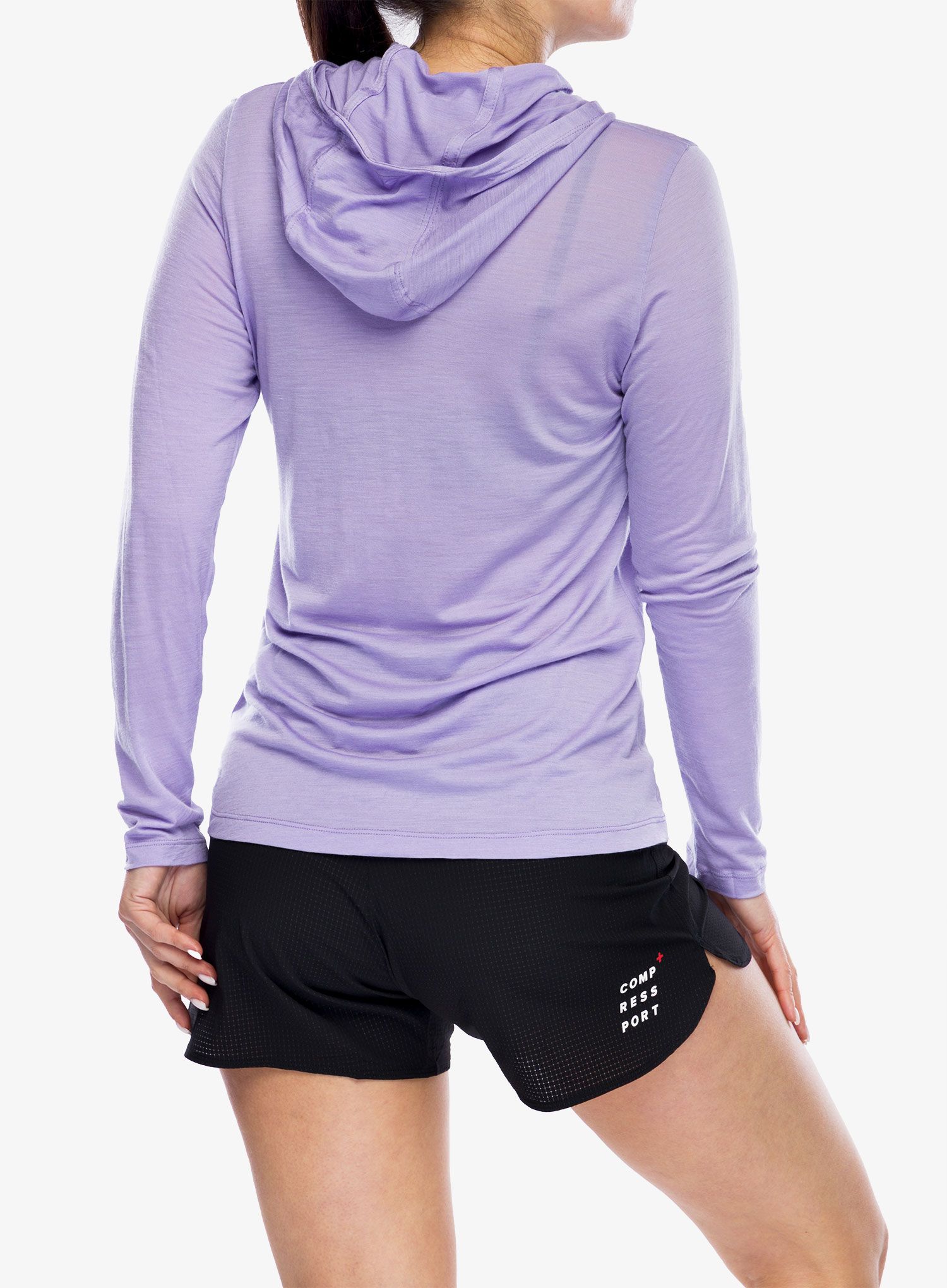 Dámská mikina s kapucí Smartwool Active Ultralite Hoodie - ultra violet