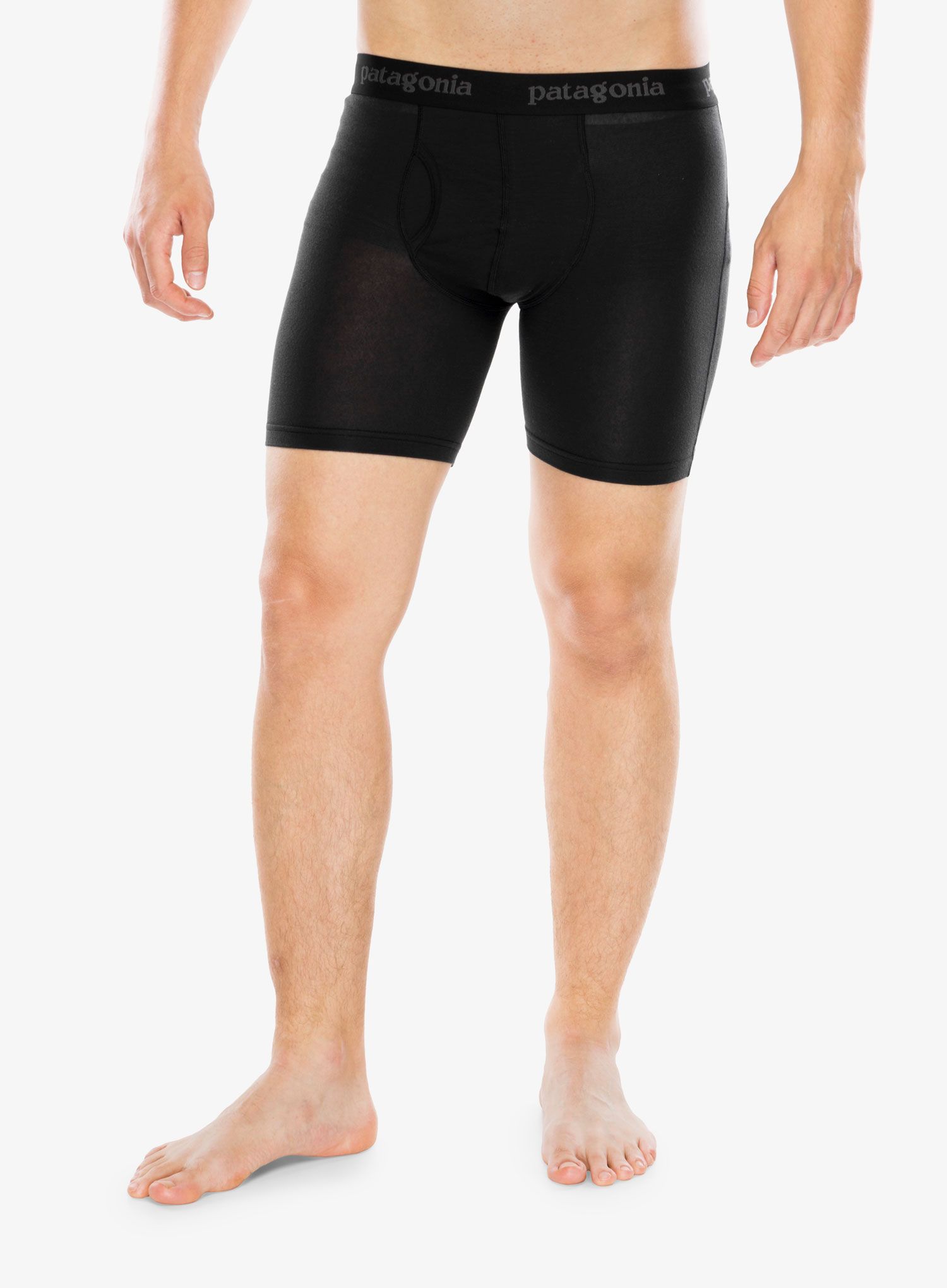 Funkční boxerky Patagonia Essential Boxer Briefs 6 in - black