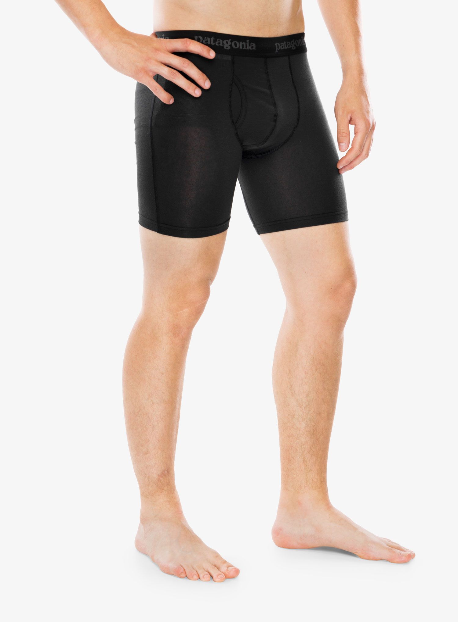 Funkční boxerky Patagonia Essential Boxer Briefs 6 in - black