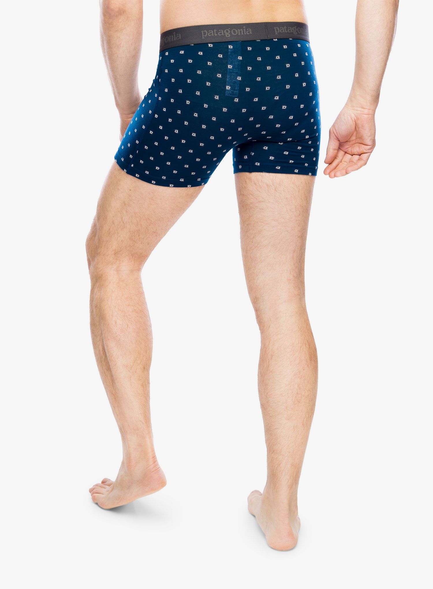Funkční boxerky Patagonia Essential Boxer Briefs - 3 in - sun/blue