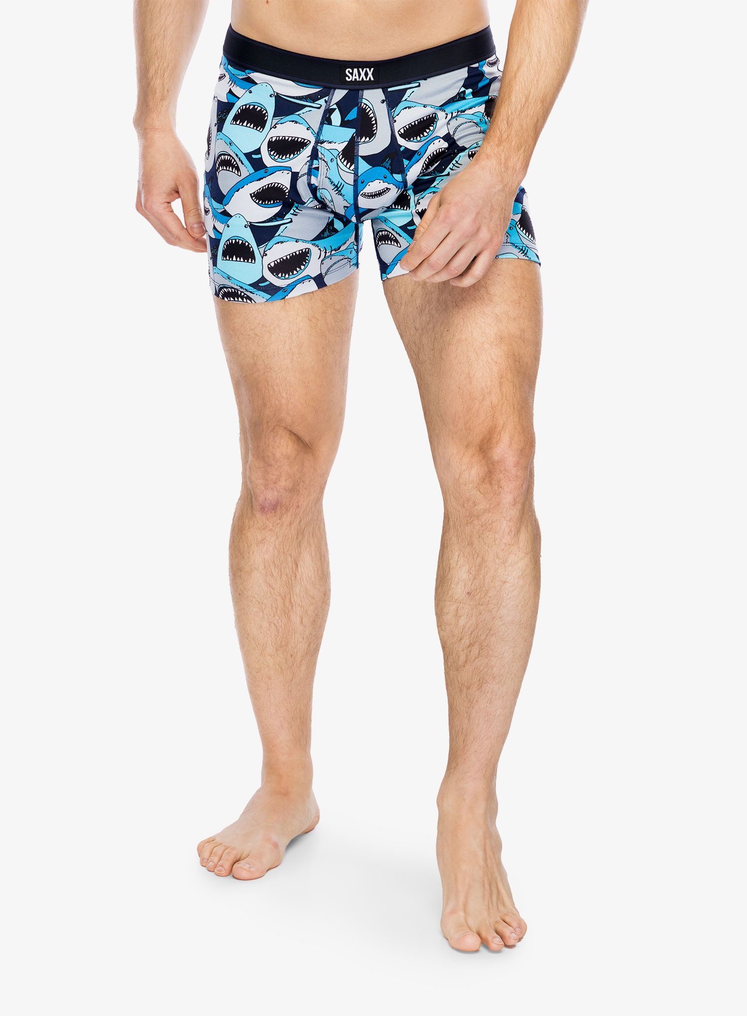 Funkční boxerky Saxx Daytripper Boxer Brief Fly - shark tank/navy