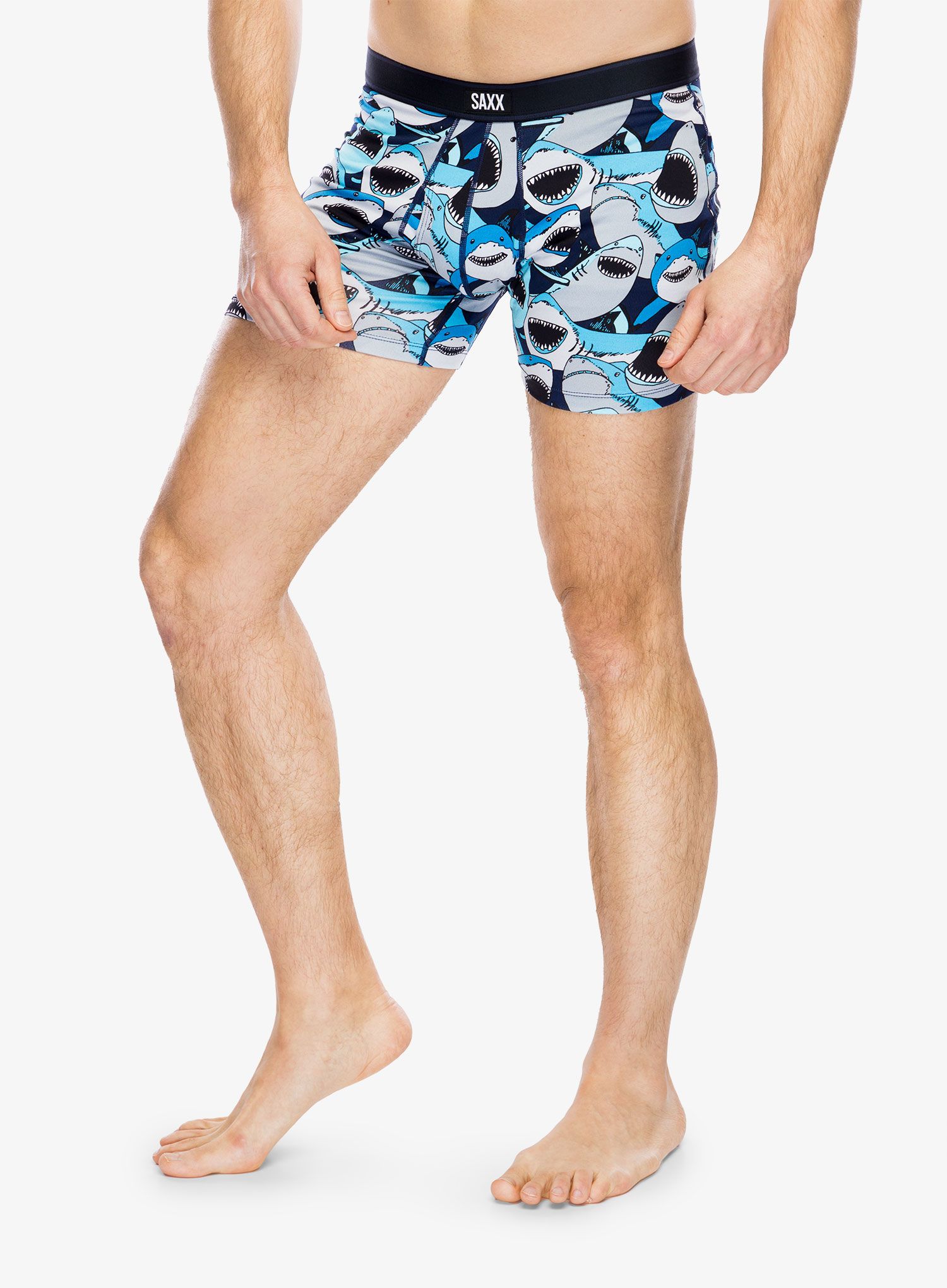 Funkční boxerky Saxx Daytripper Boxer Brief Fly - shark tank/navy