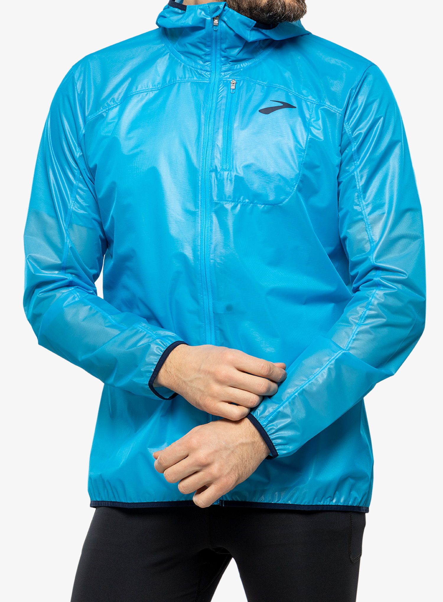 Bunda na běhání Brooks All Altitude Jacket - spring break/navy