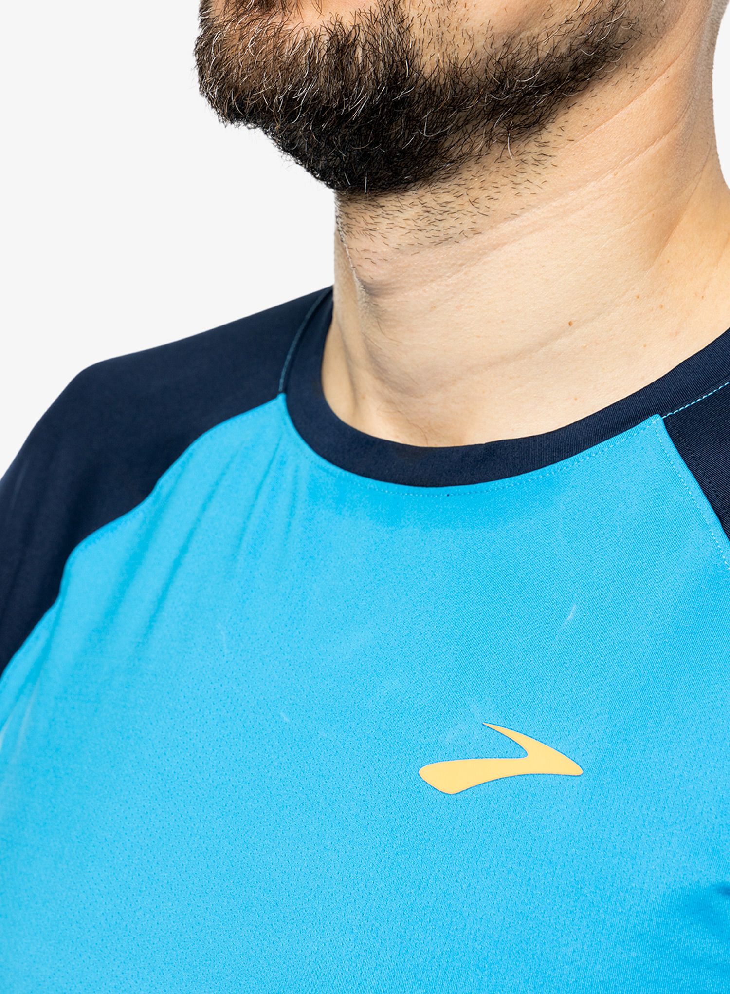 Mikina na běh Brooks Atmosphere Long Sleeve 2.0 - spring break/navy