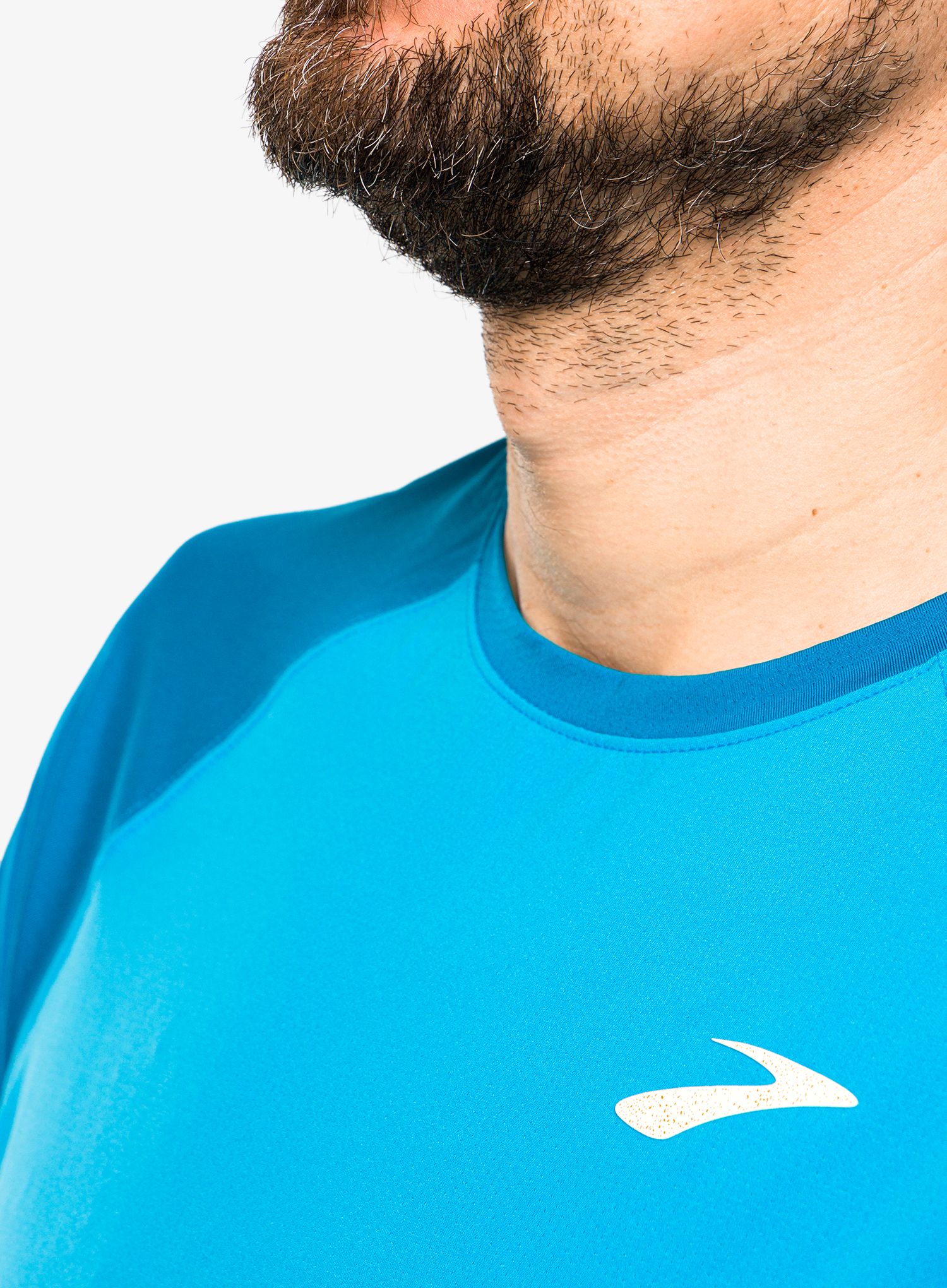 Běžecké tričko Brooks Atmosphere Short Sleeve 2.0 - hyper blue/pacific
