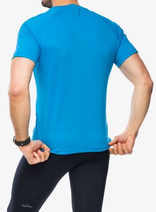 Běžecké triko Brooks Atmosphere Short Sleeve 2.0 - cerulean